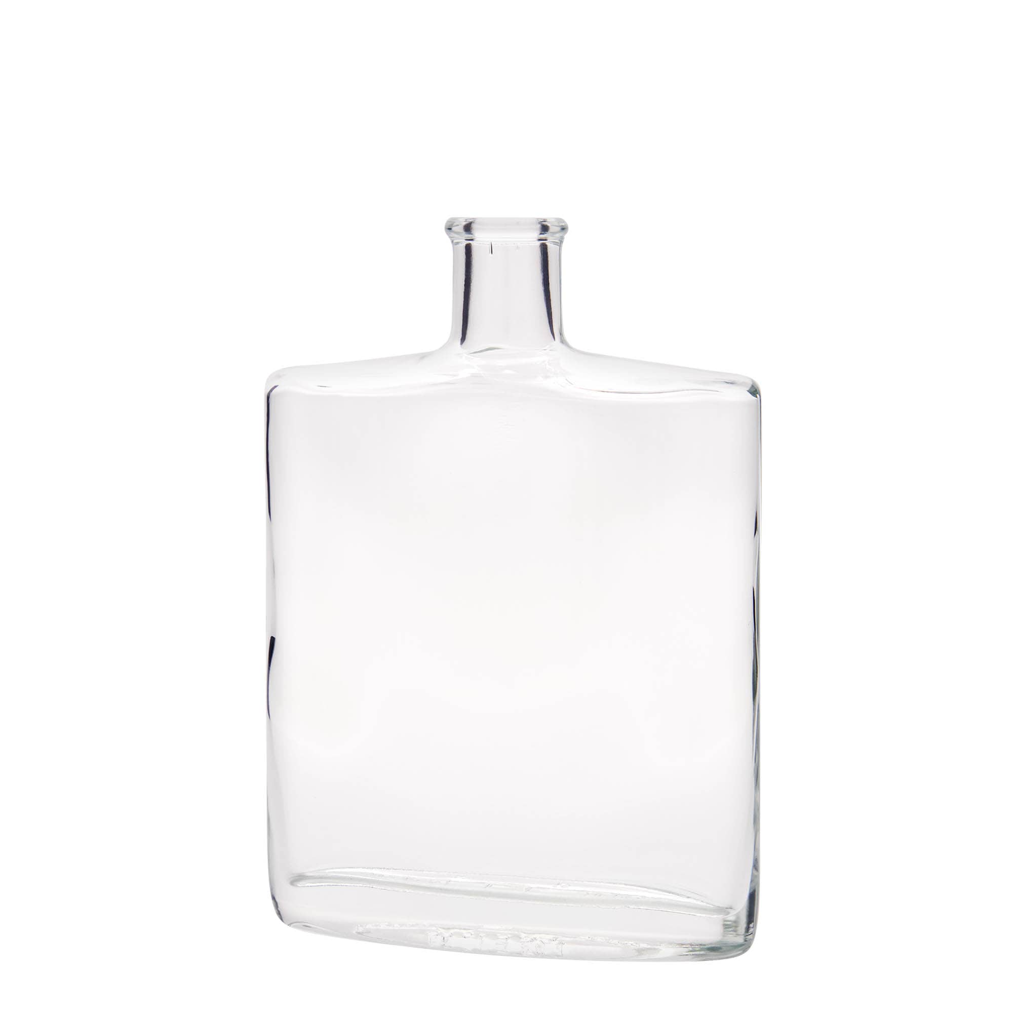 500 ml glasflaske 'Zorbas', oval, åbning: prop