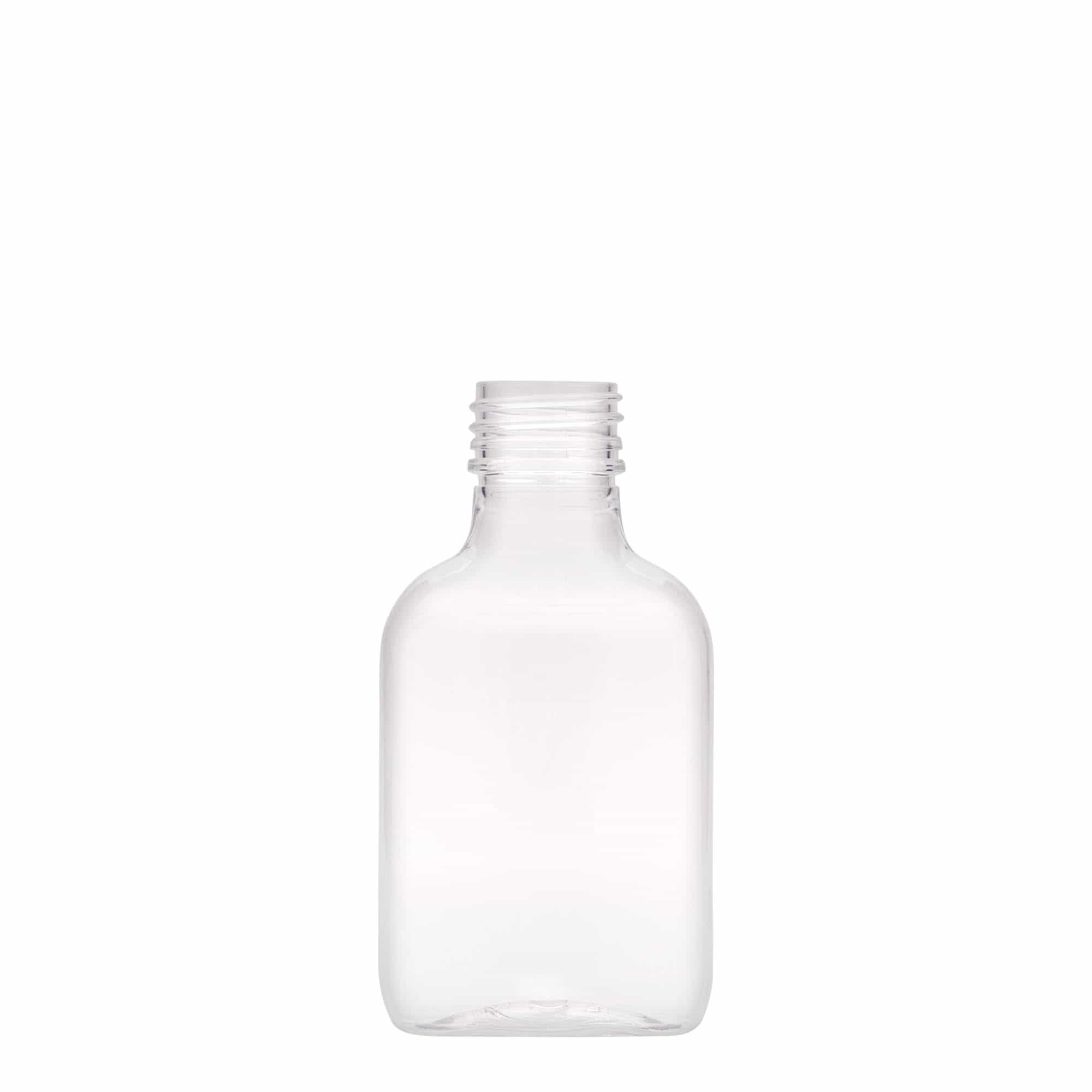 100 ml lommelærke, oval, PET-plast, åbning: PP 28 100 ml lommelærke, oval, PET-plast, åbning: PP 28