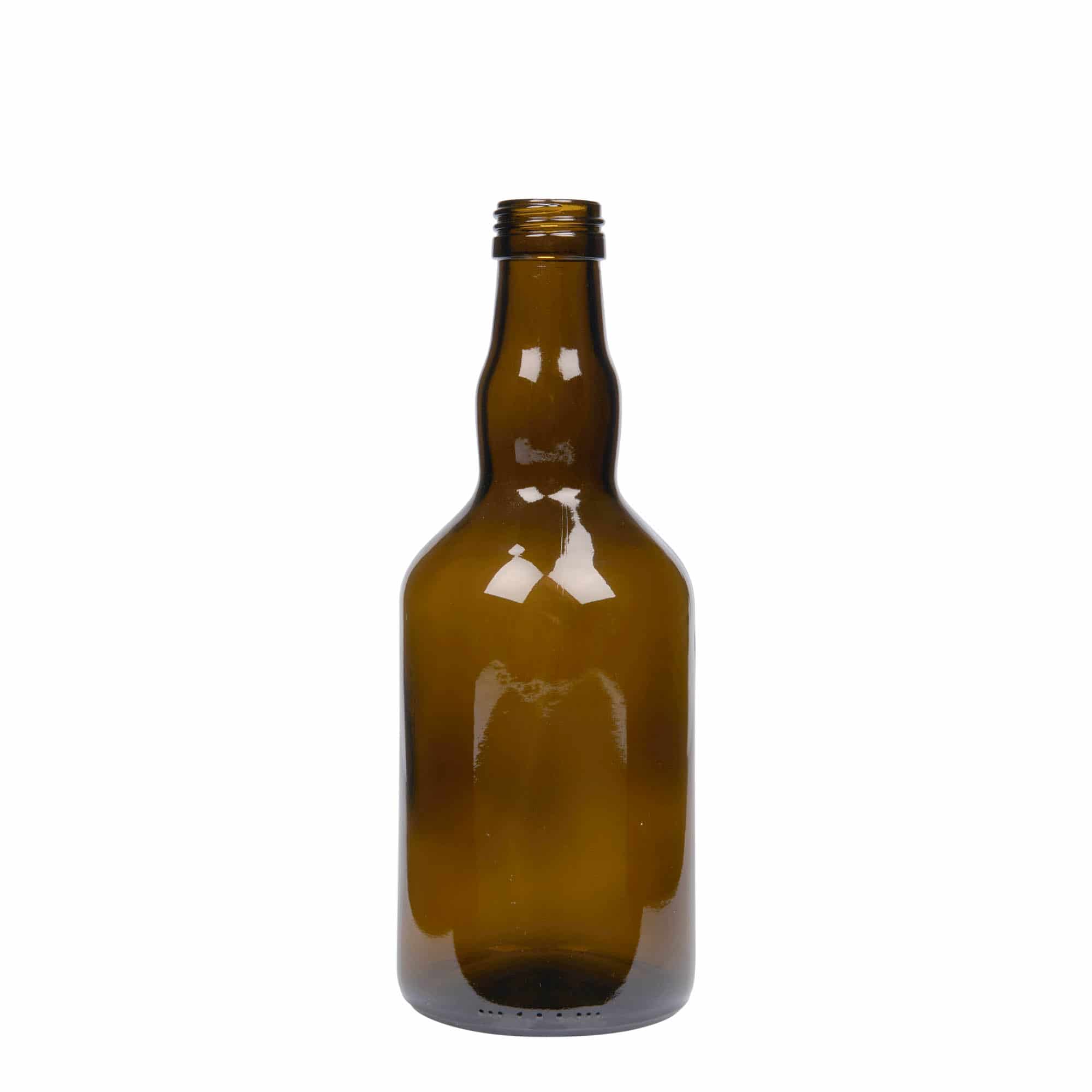 500 ml glasflaske 'Olona', antikgrøn, åbning: PP 31,5 500 ml glasflaske 'Olona', antikgrøn, åbning: PP 31,5