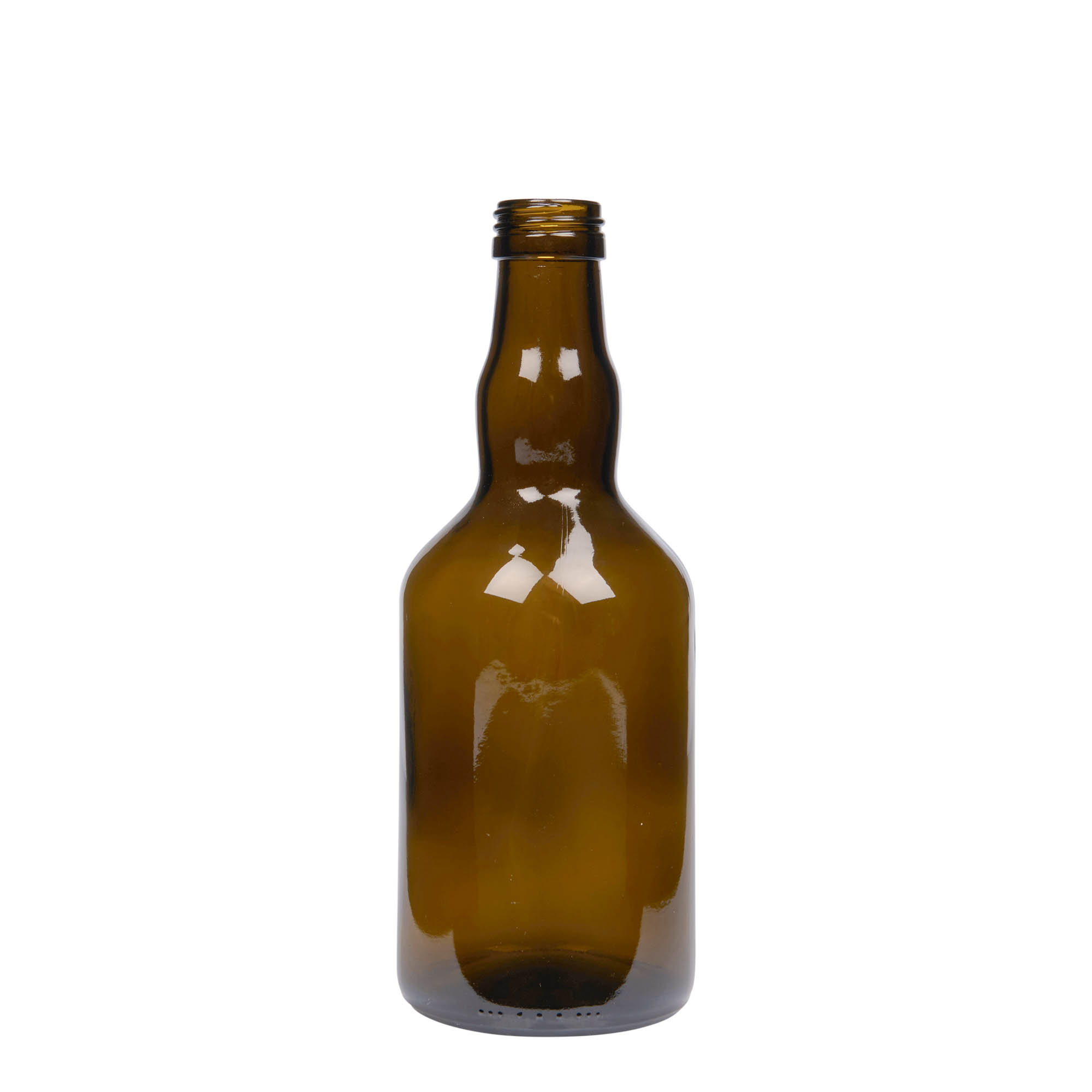 500 ml glasflaske 'Olona', antikgrøn, munding: PP 31,5 500 ml glasflaske 'Olona', antikgrøn, munding: PP 31,5