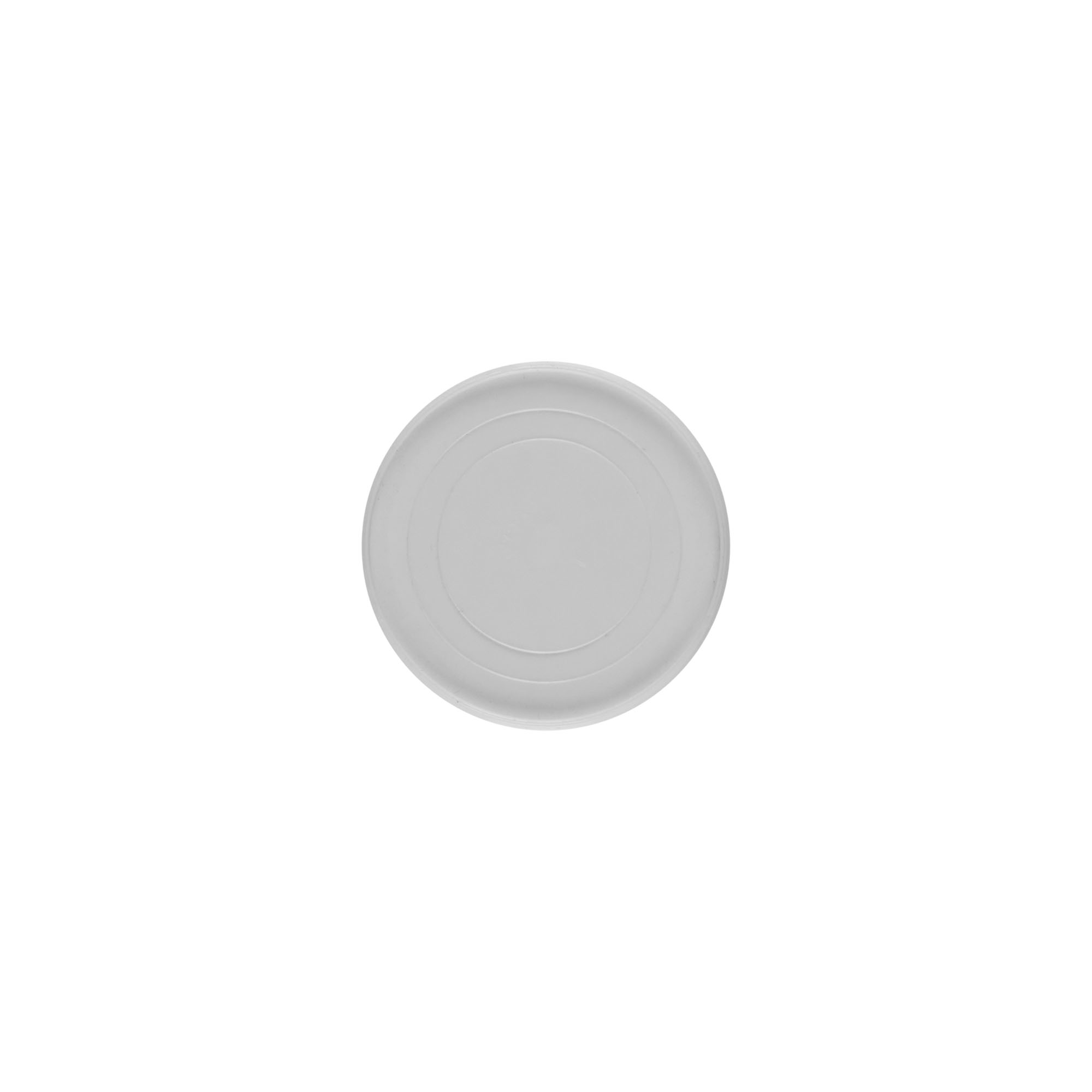 Dækskive til 5 ml 'Bianca', PP-plast, hvid