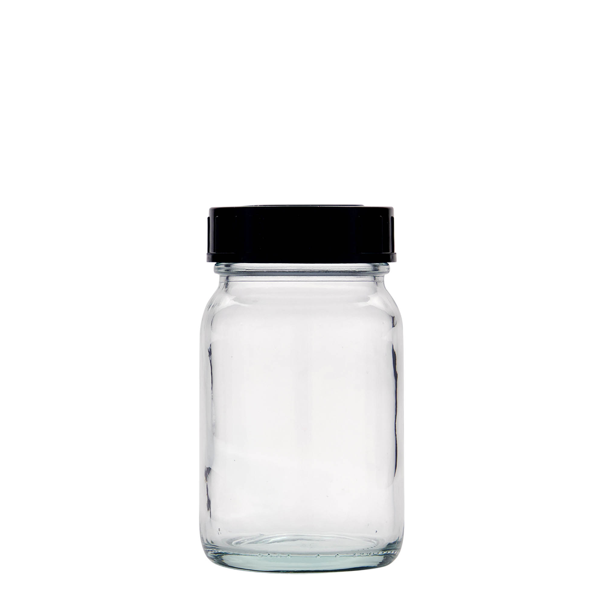 200 ml bredhalsglas, åbning: DIN 55 200 ml bredhalsglas, åbning: DIN 55
