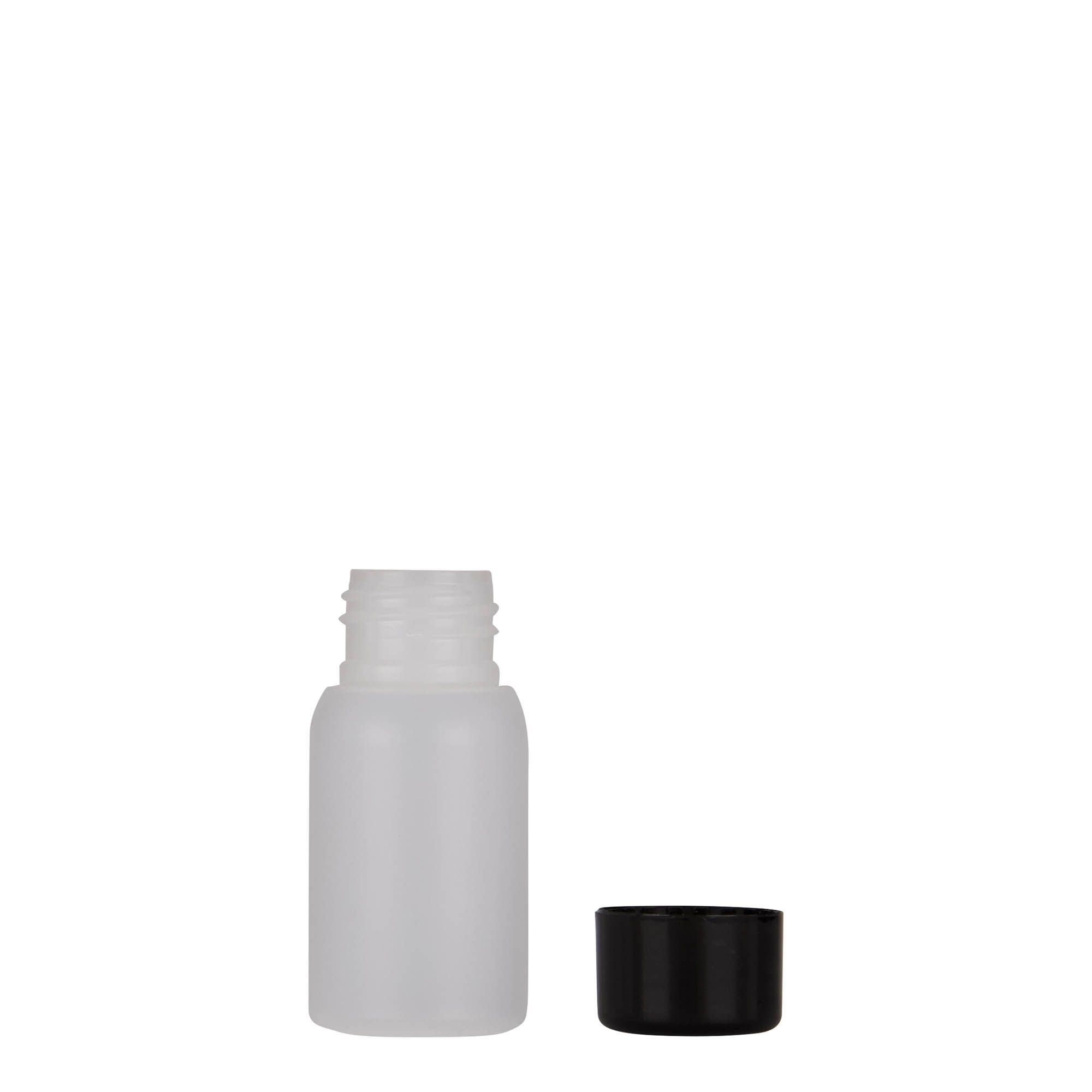 30 ml plastikflaske 'Tuffy', HDPE, natur, åbning: 24/410 30 ml plastikflaske 'Tuffy', HDPE, natur, åbning: 24/410