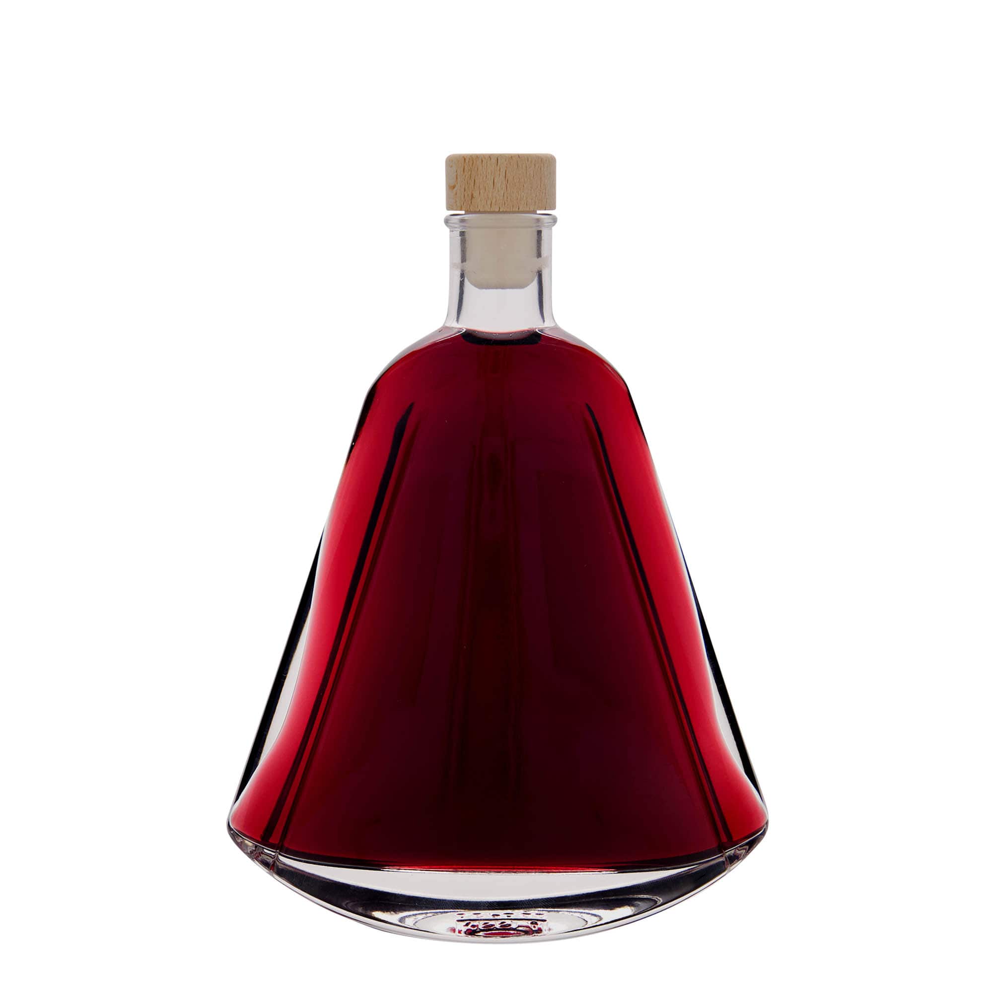 350 ml glasflaske 'Maurizio', oval, åbning: kork
