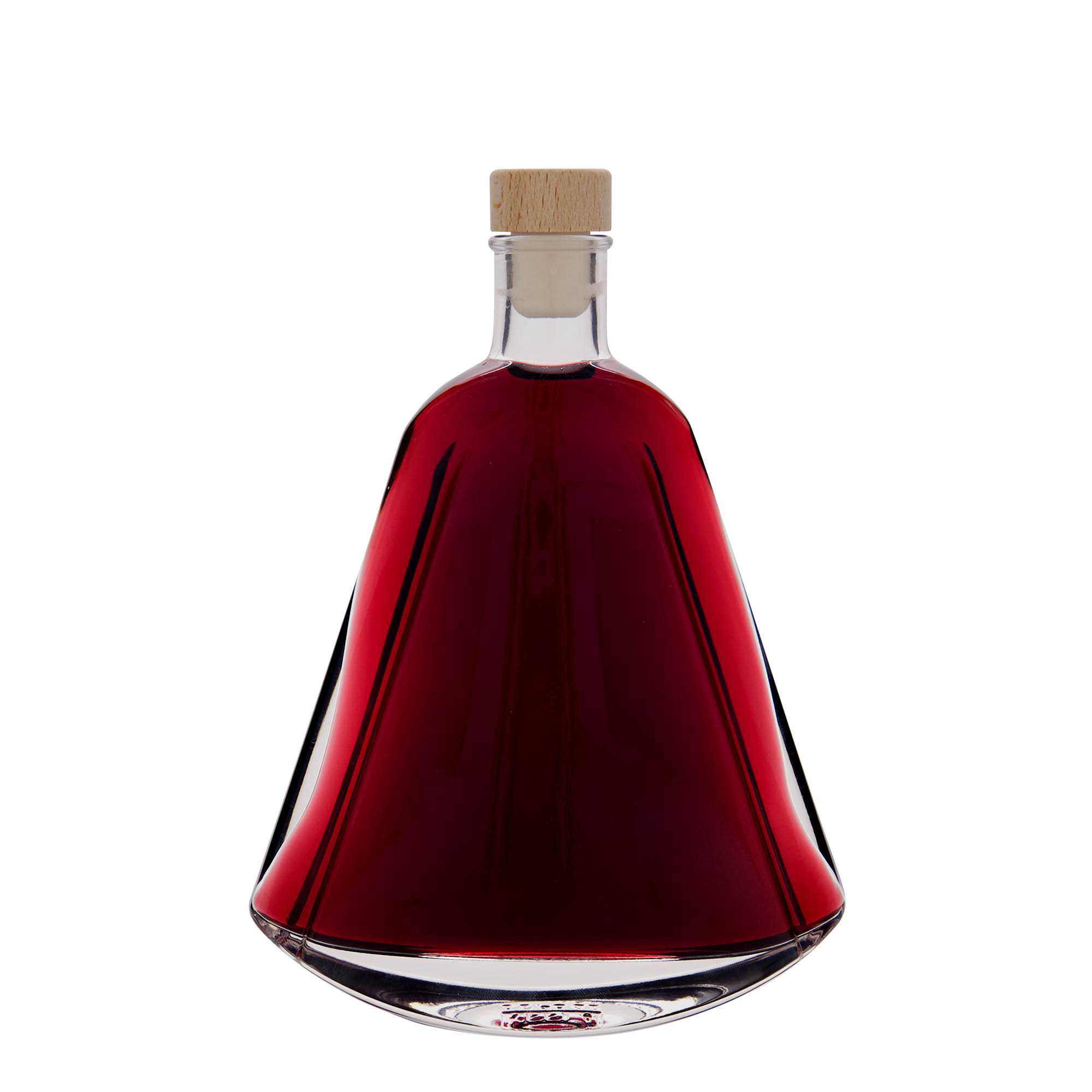 350 ml glasflaske 'Maurizio', oval, åbning: kork 350 ml glasflaske 'Maurizio', oval, åbning: kork