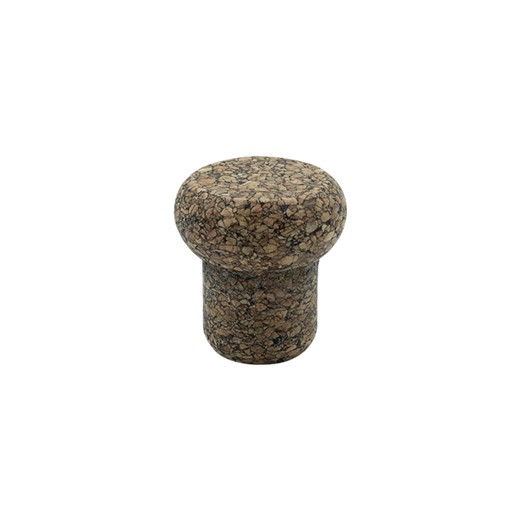 Håndtagprop 'Barrel' 22,5 mm, Corkcoal, til munding: Kork Håndtagprop 'Barrel' 22,5 mm, Corkcoal, til munding: Kork