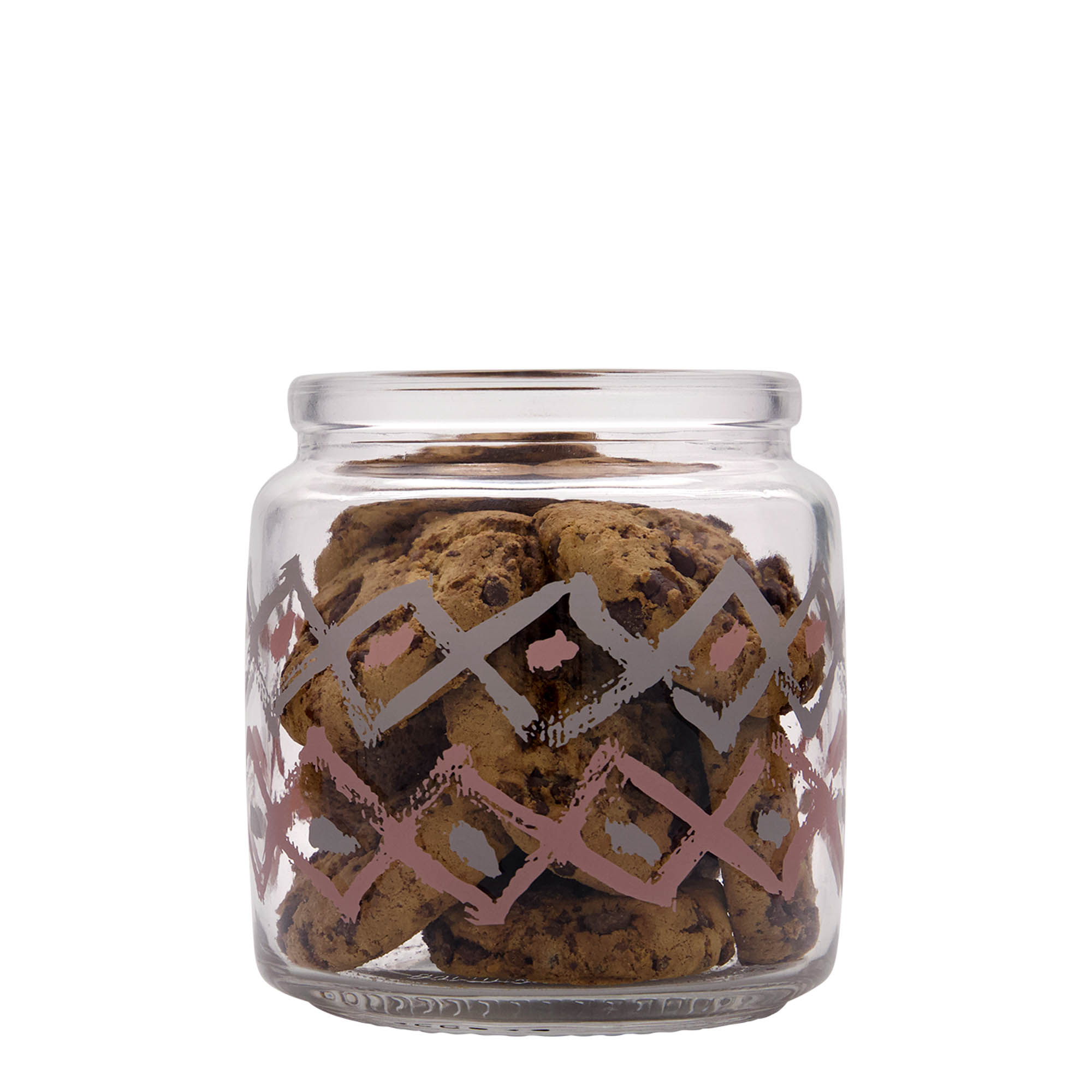 750 ml korkglas 'Giara', motiv: Manolibera rosa, munding: kork