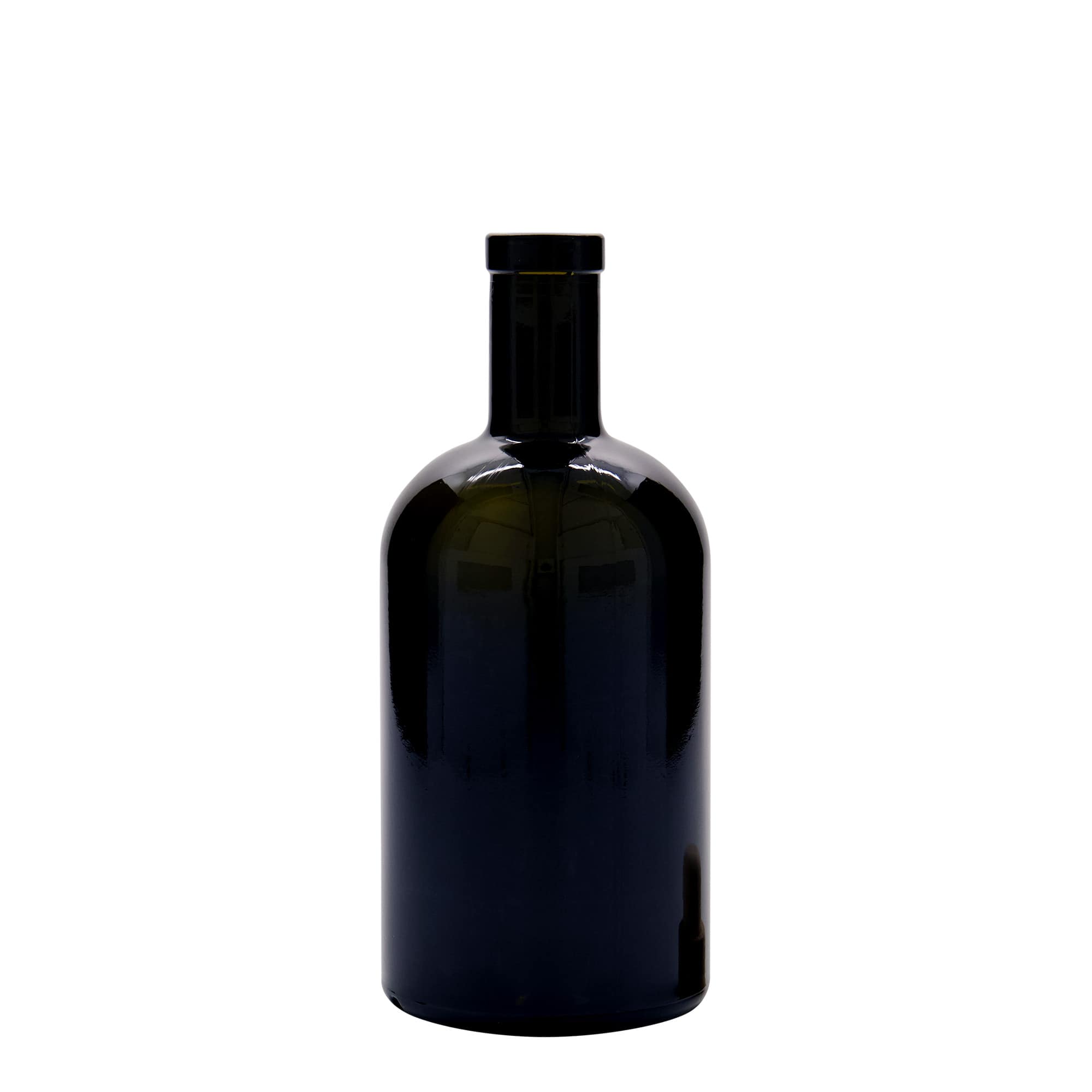 500 ml glasflaske 'Farmacia', antikgrøn, åbning: kork