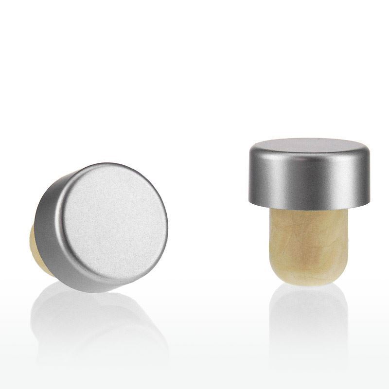 Grebprop 19 mm, plastik, sølv, til åbning: prop Grebprop 19 mm, plastik, sølv, til åbning: prop