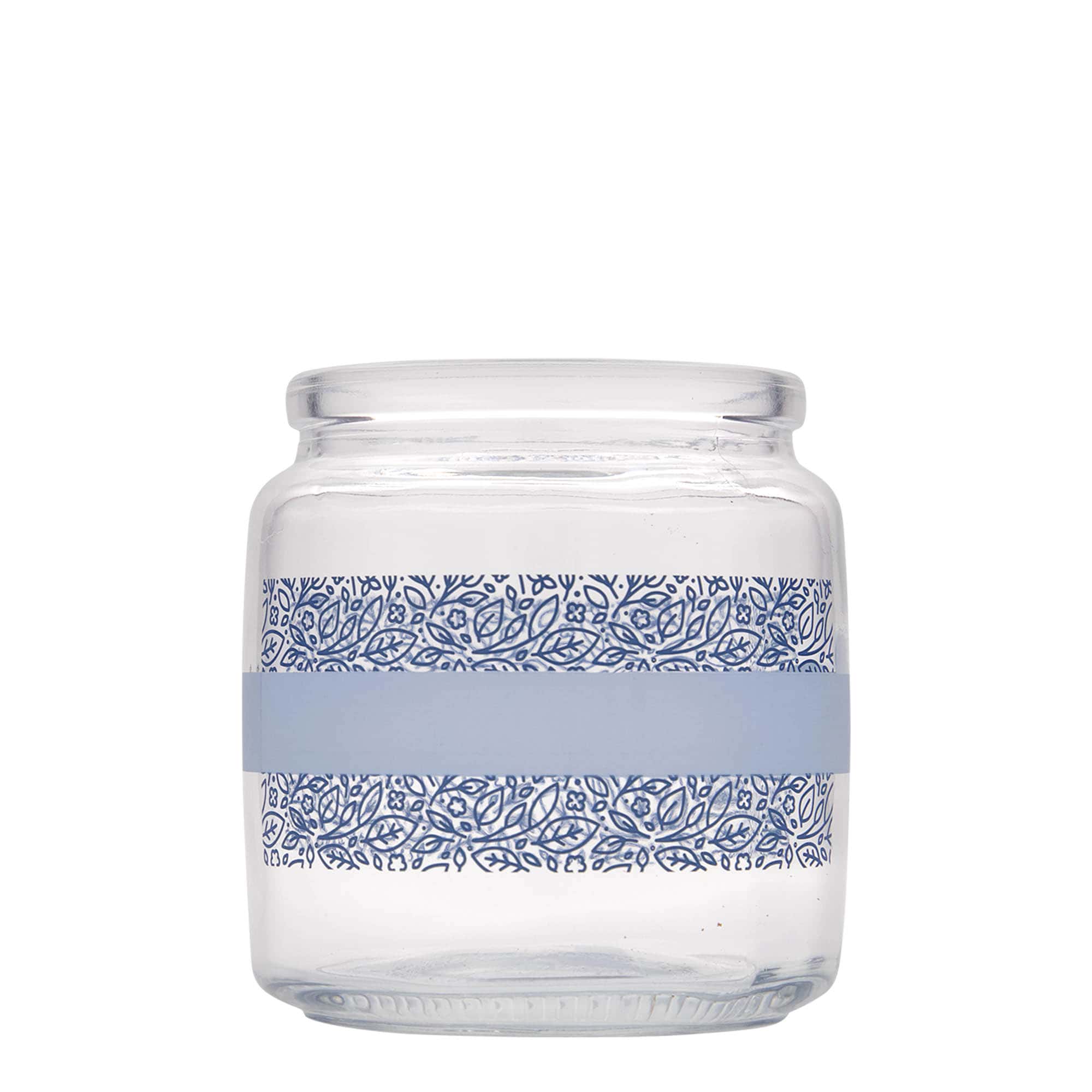 750 ml propglas »Giara«, motiv: Naturalmente blu, åbning: prop