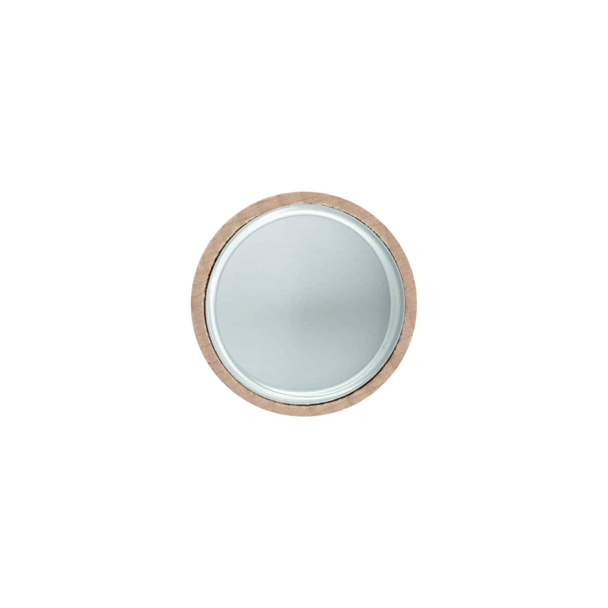 Skruelåg, træ, beige, til åbning: GPI 28/400