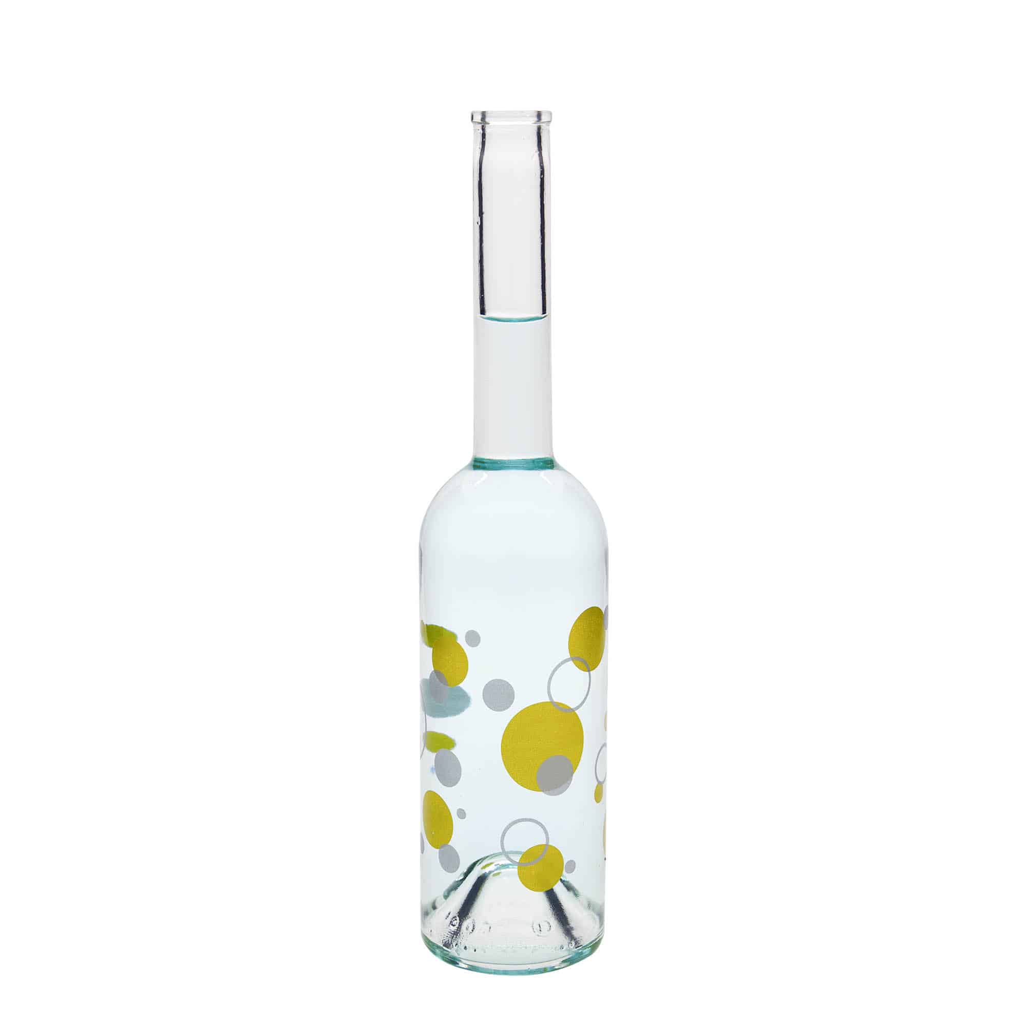 500 ml glasflaske 'Opera', motiv: Prikker, åbning: Kork