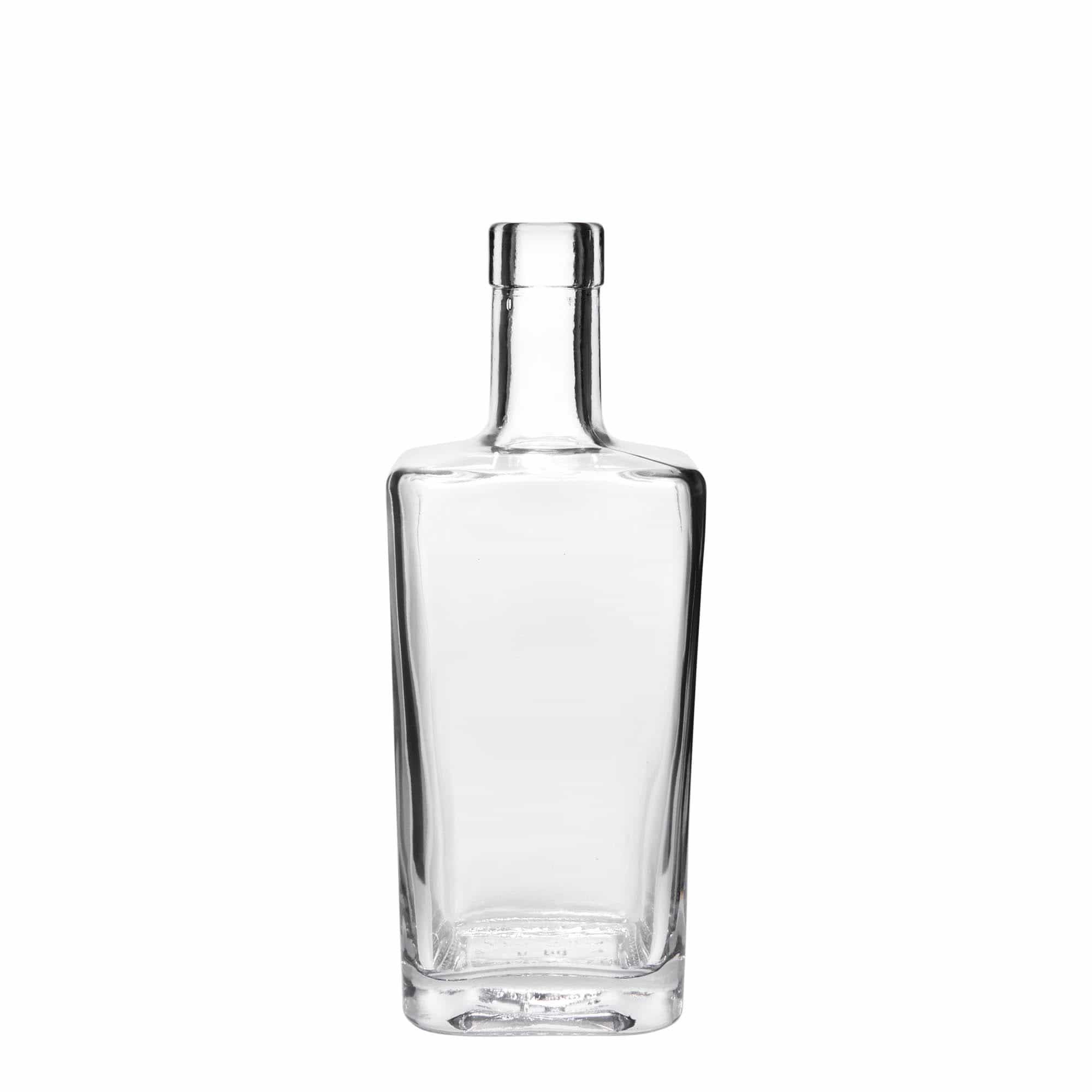 500 ml glasflaske »Noel«, firkantet, åbning: kork