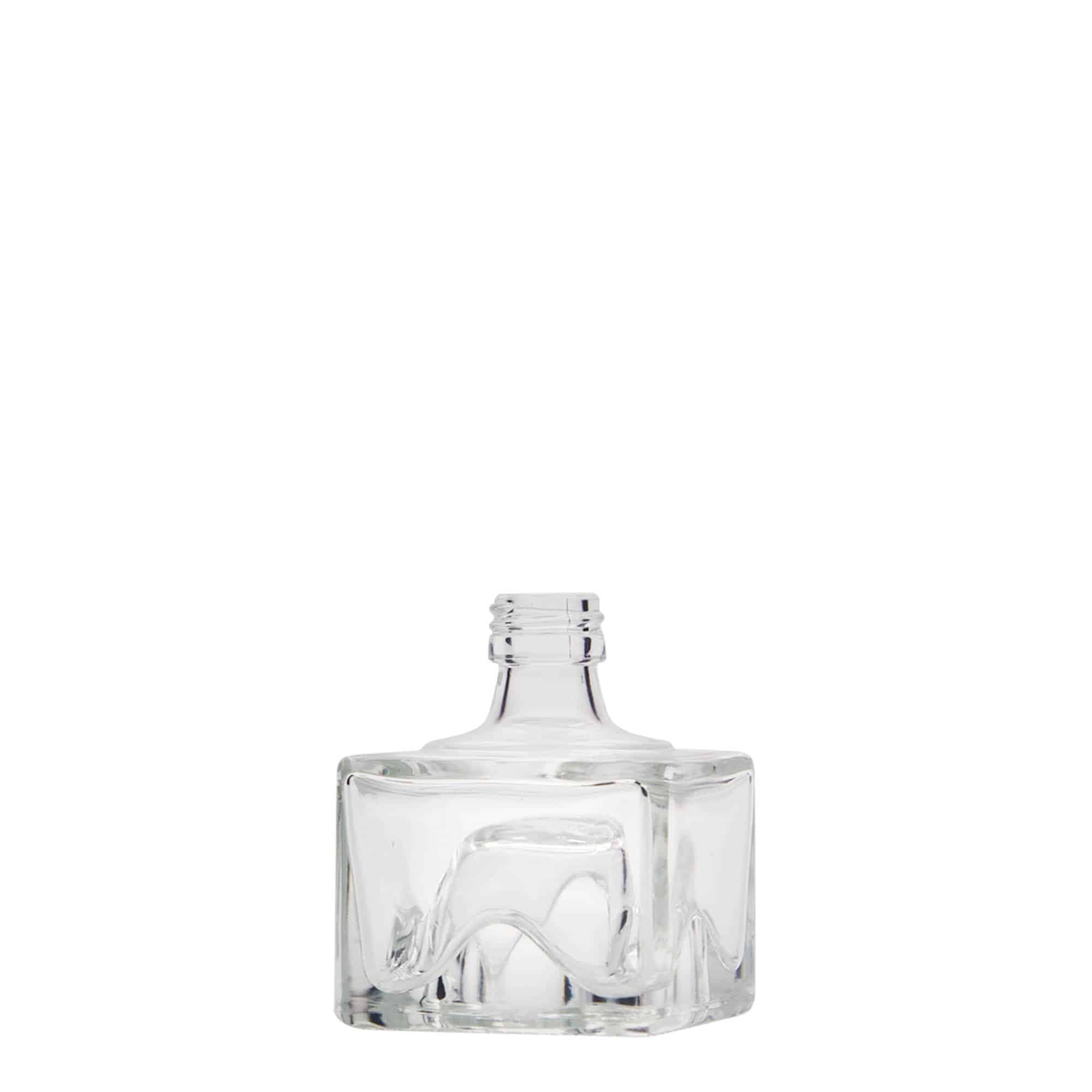 40 ml glasflaske 'Cocolores', kvadratisk, åbning: PP 18