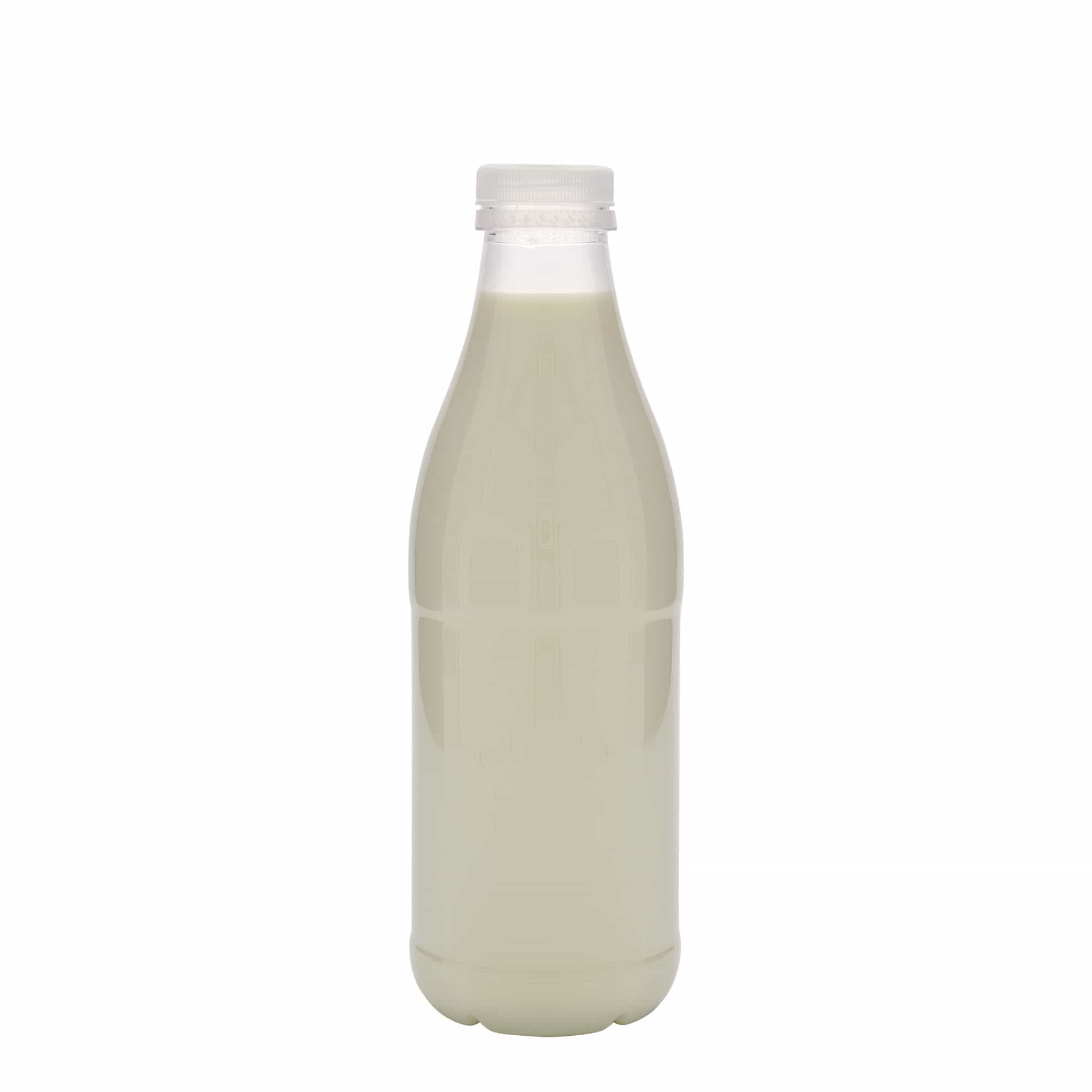 1.000 ml PET-flaske 'Milk and Juice', plastik, åbning: 38 mm
