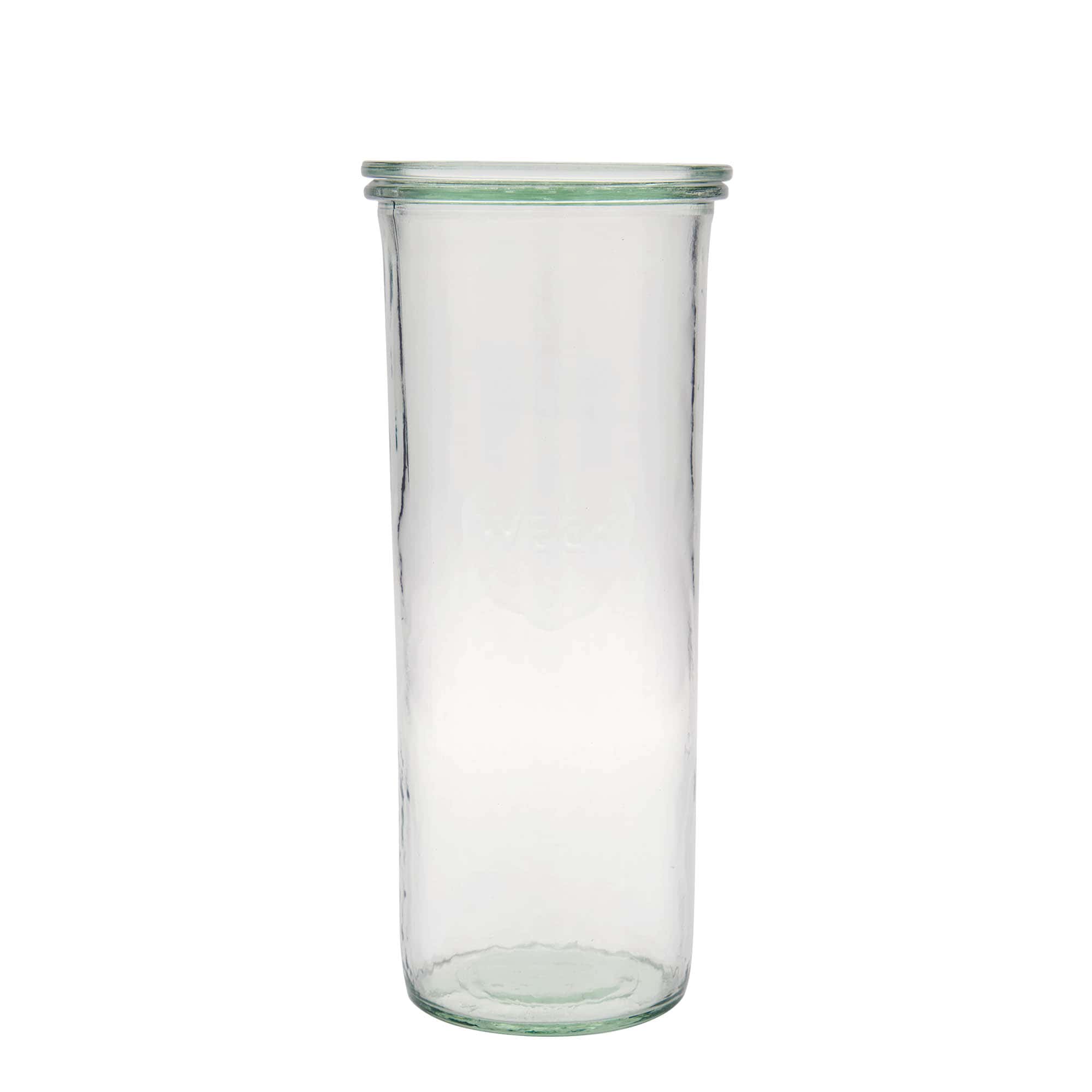 1.500 ml cylindrisk WECK-sylteglas, åbning: Rund kant 1.500 ml cylindrisk WECK-sylteglas, åbning: Rund kant
