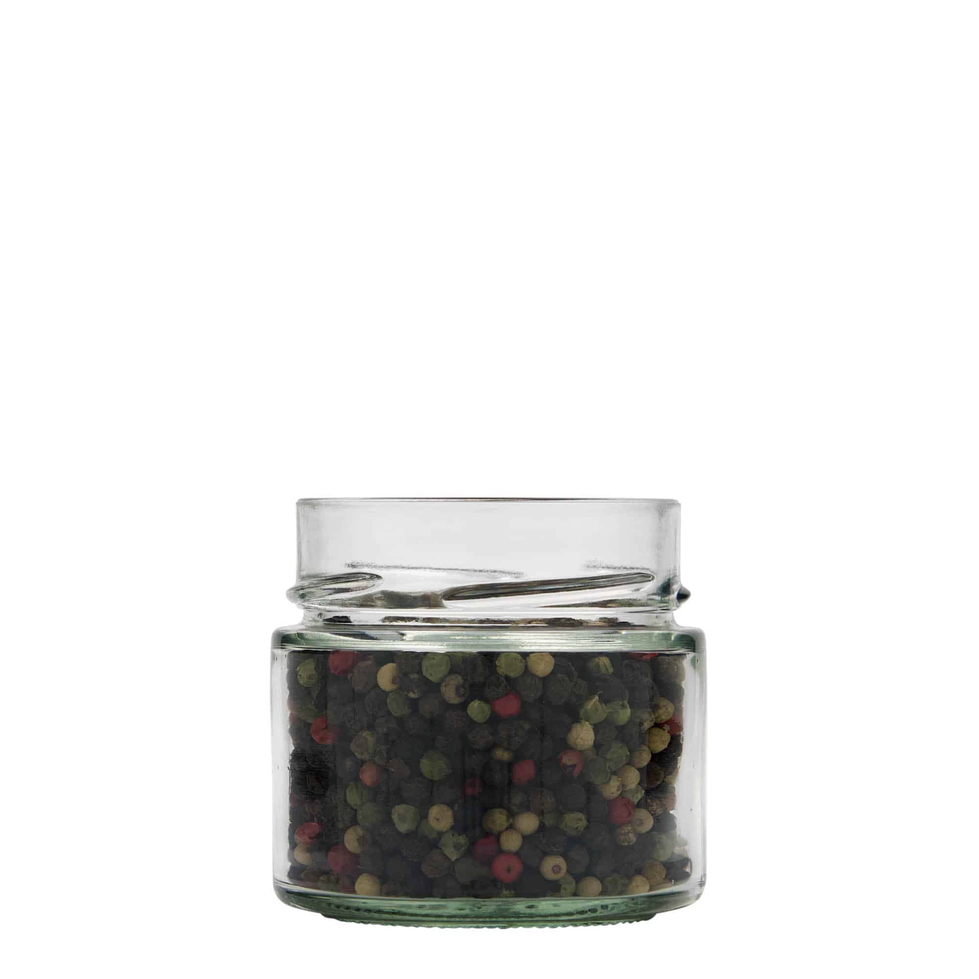 212 ml rundt glas, åbning: Deep-twist-off (DTO 70)