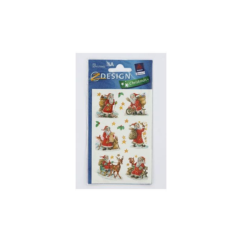 Zweckform klistermærker 'Julemand', papir, flerfarvet Zweckform klistermærker 'Julemand', papir, flerfarvet