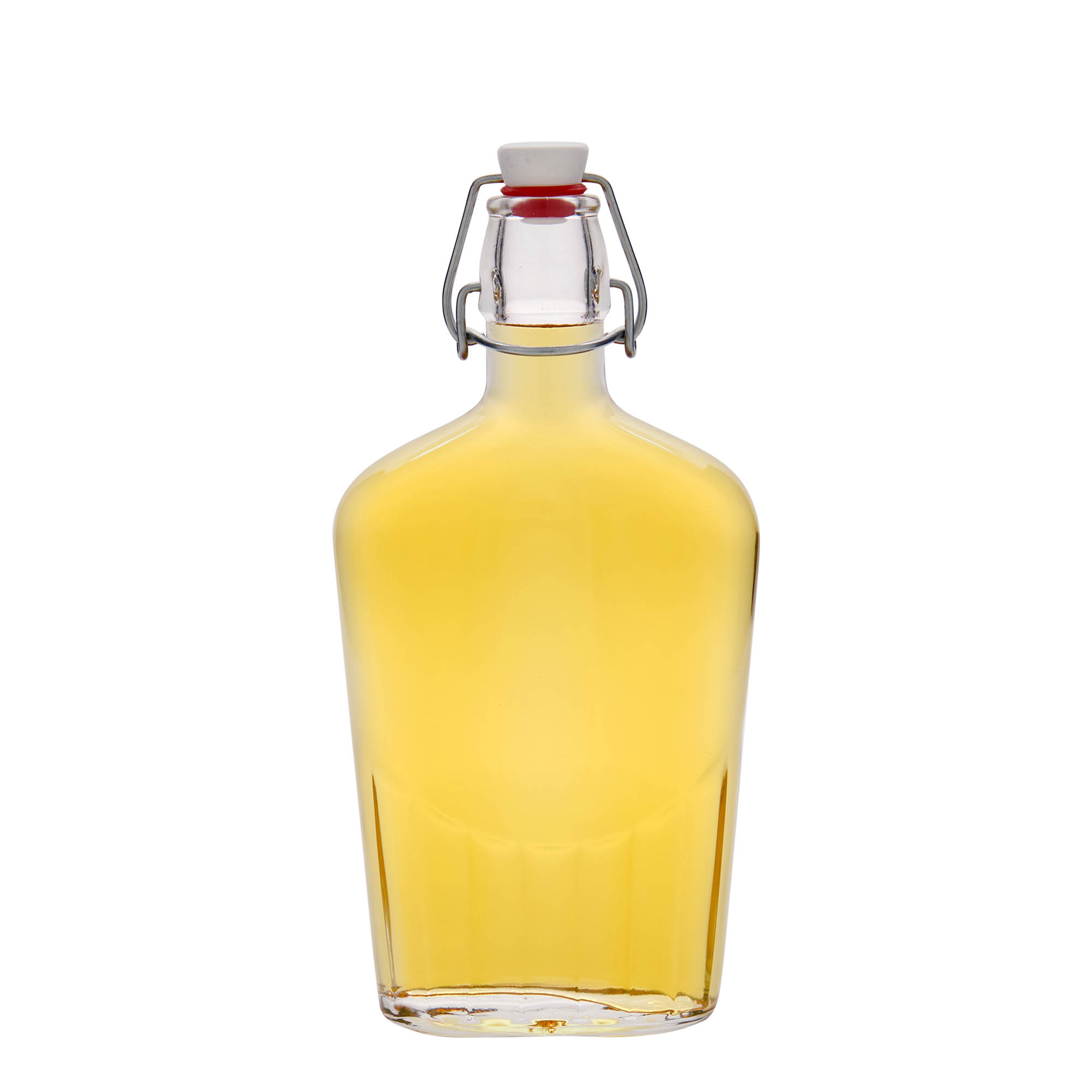 500 ml glasflaske 'Fiaschetta', oval, åbning: patentlukning 500 ml glasflaske 'Fiaschetta', oval, åbning: patentlukning