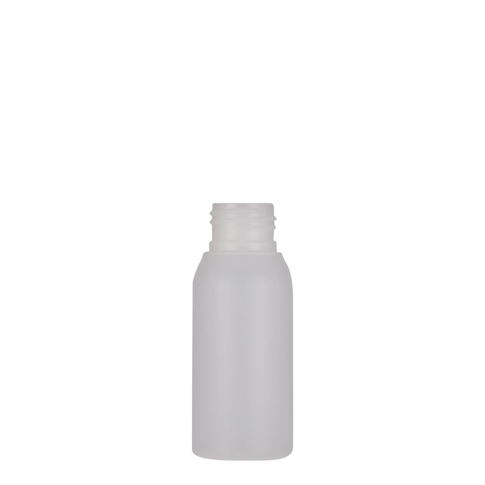 50 ml plastflaske 'Tuffy', HDPE, natur, åbning: 24/410