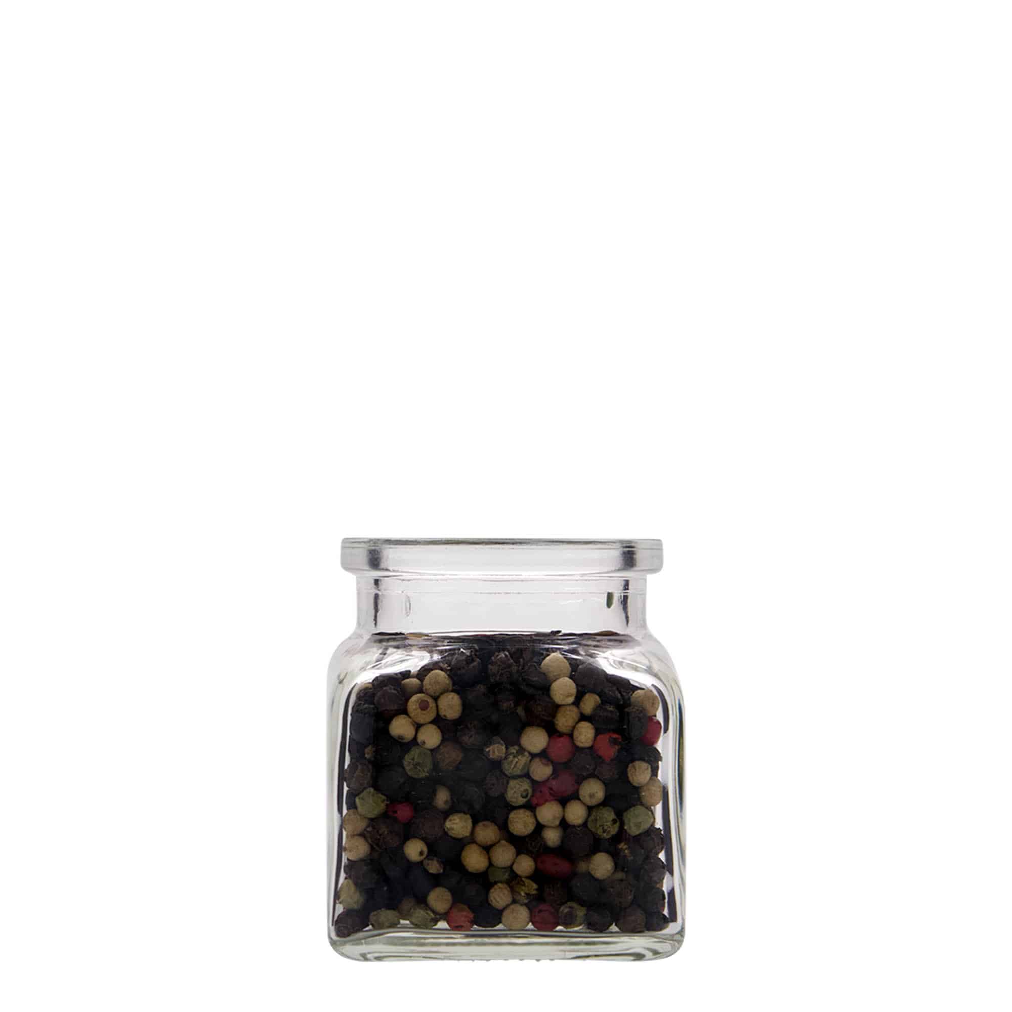 120 ml korkglas, firkantet, åbning: kork