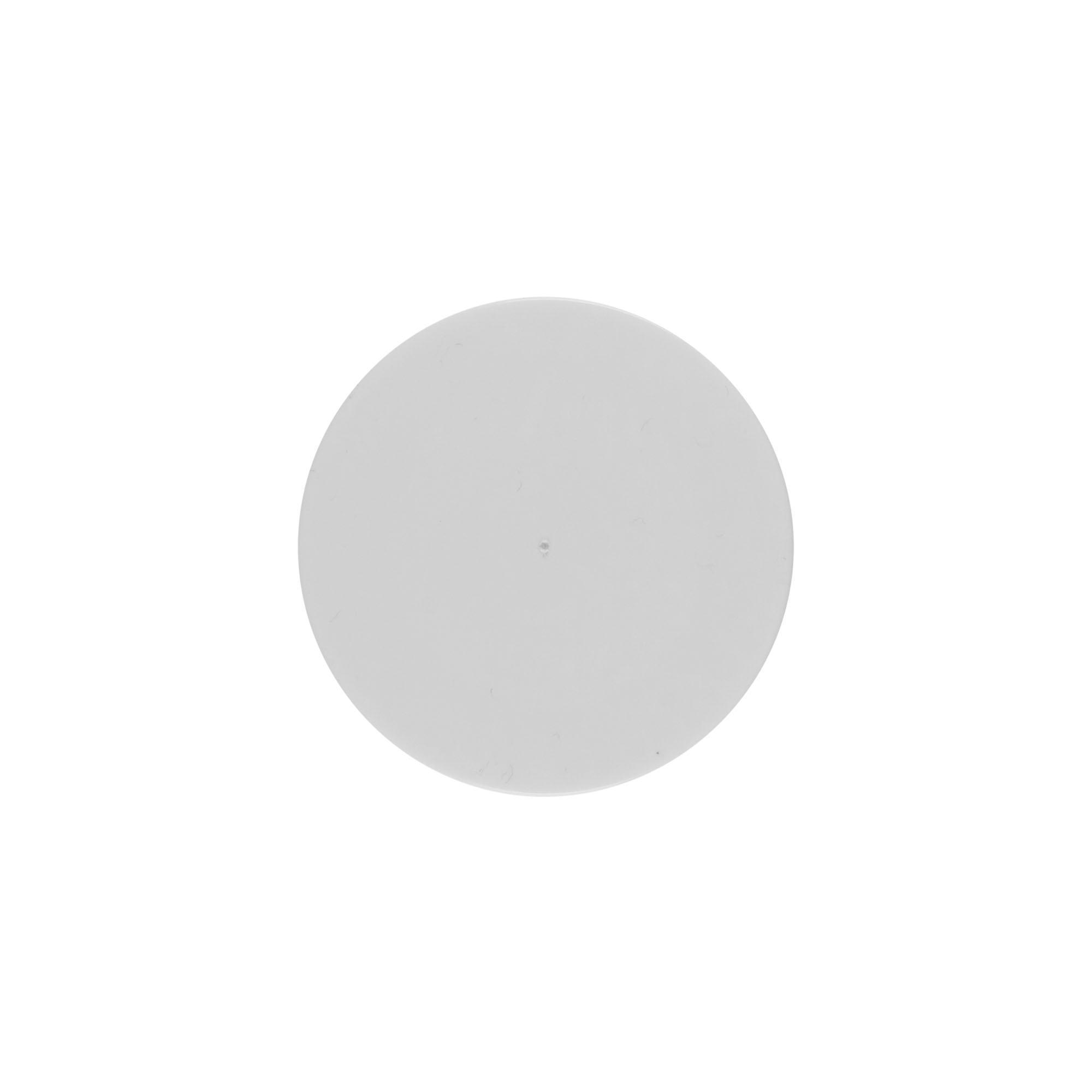 Dækskive til 30 ml 'Bianca', PP-plast, hvid