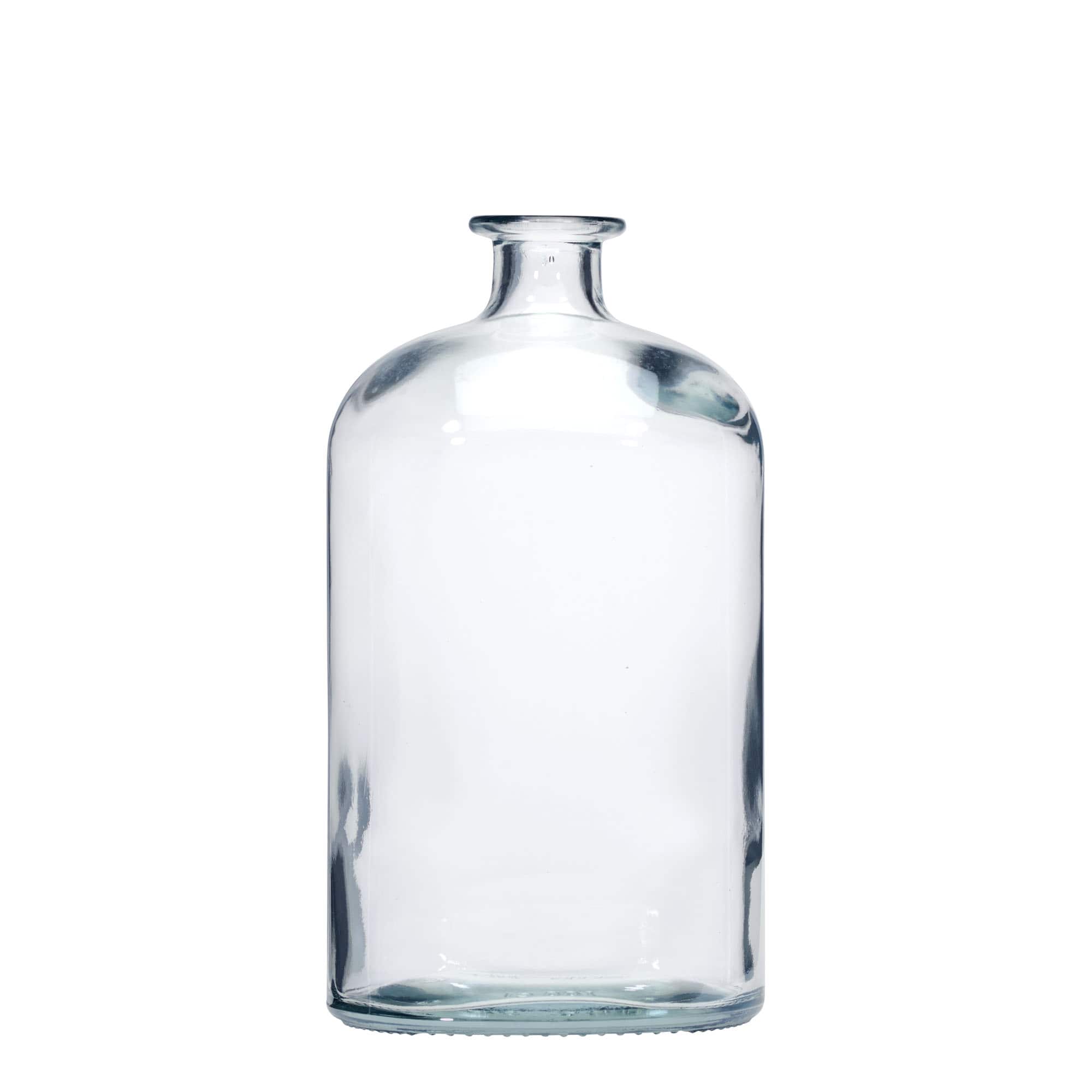 1.000 ml glasflaske »Dundee«, oval, åbning: kork