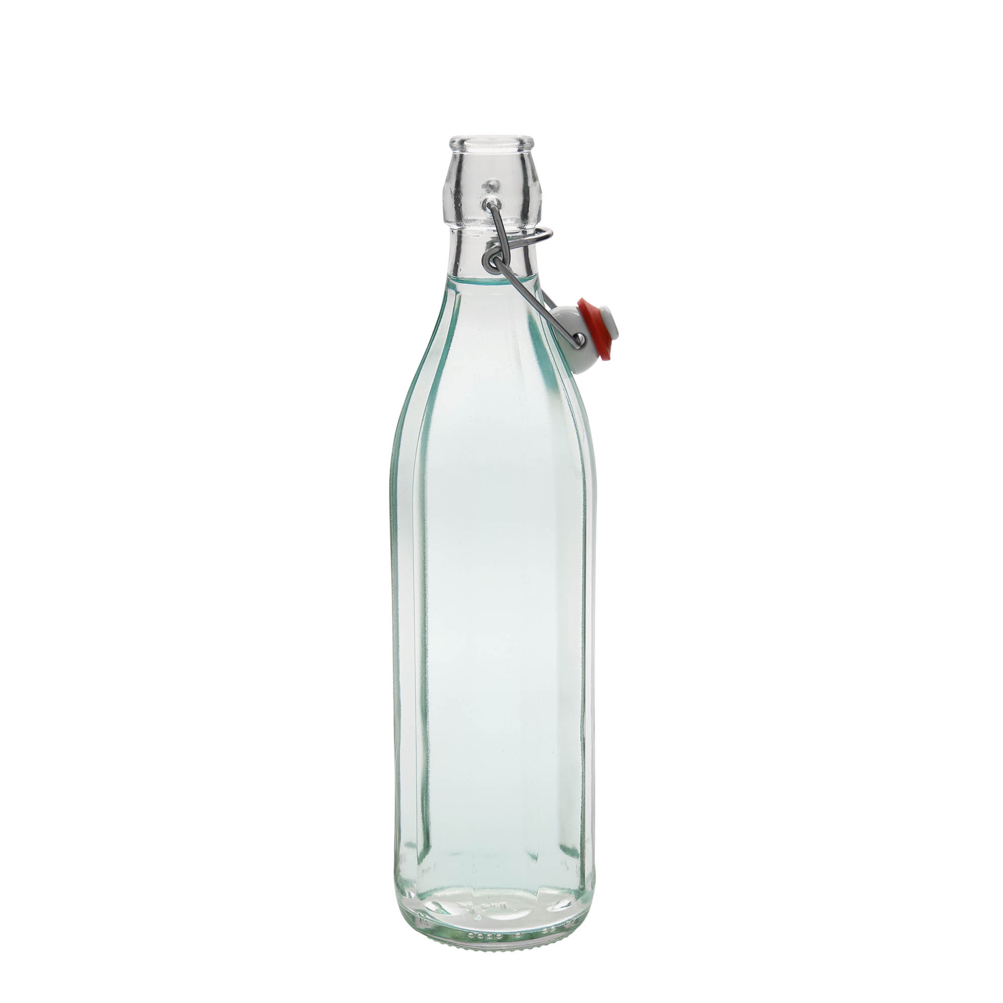 750 ml glasflaske 'Bravo', ti-kantet, åbning: patentprop