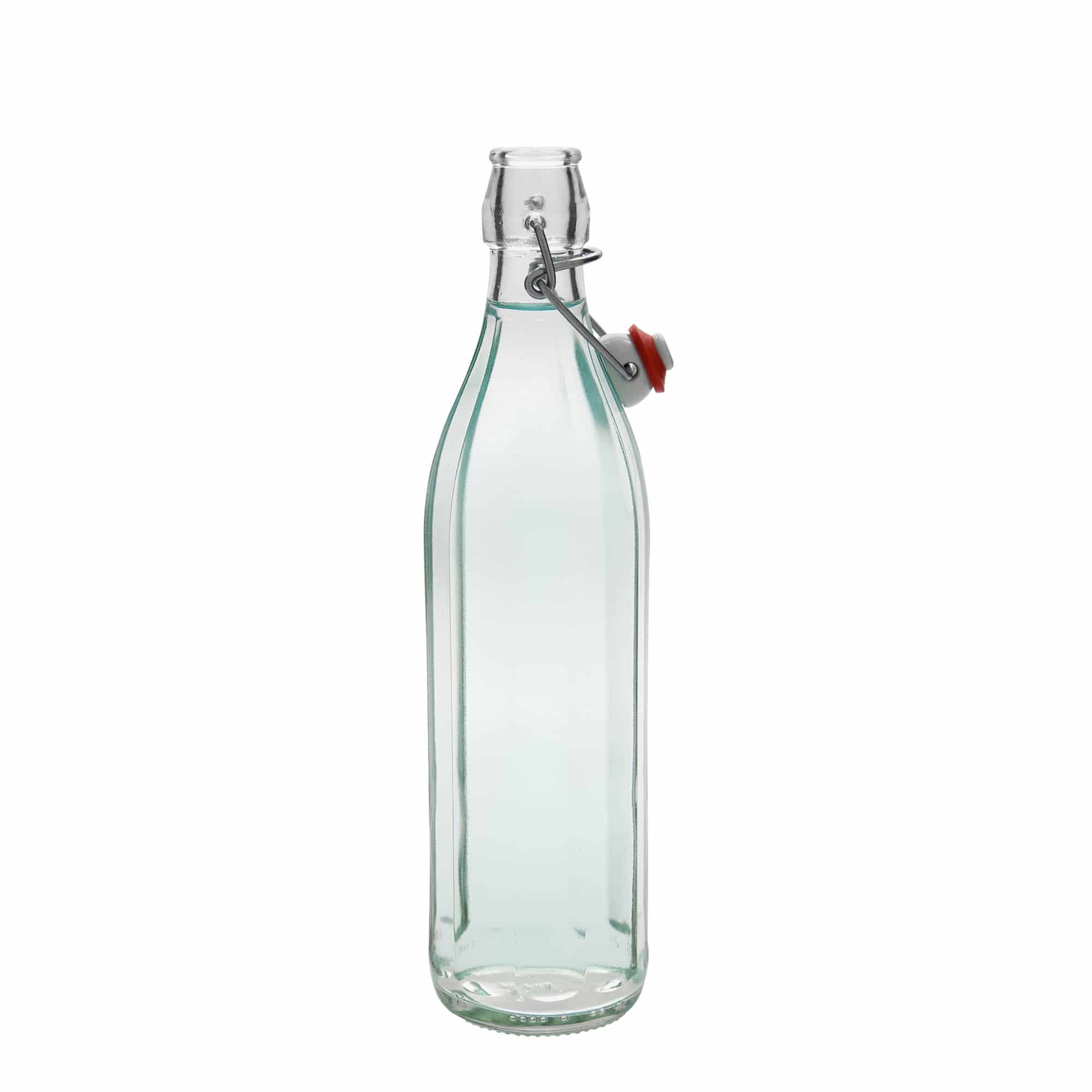 750 ml glasflaske »Bravo«, ti-kantet, åbning: patentprop