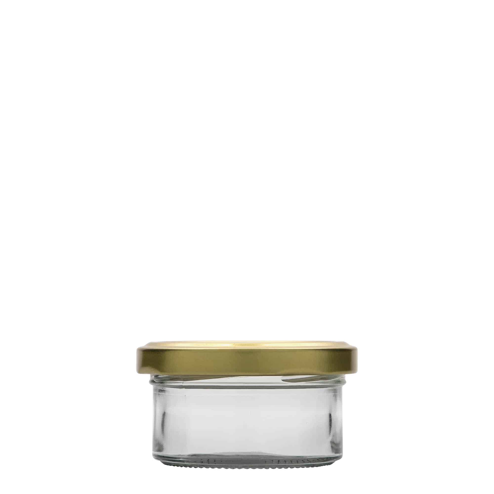 70 ml fladt, cylindrisk sylteglas, åbning: Twist-off (TO 66)