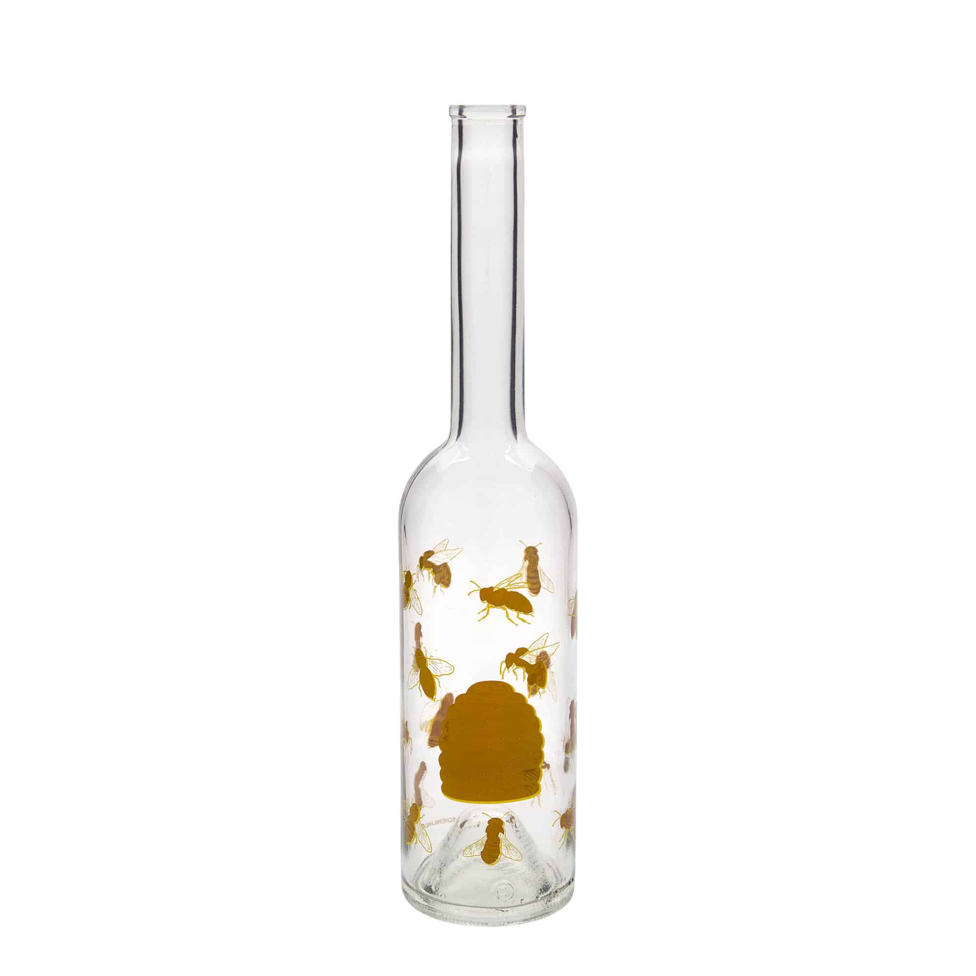 500 ml glasflaske 'Opera', motiv: bier, åbning: kork