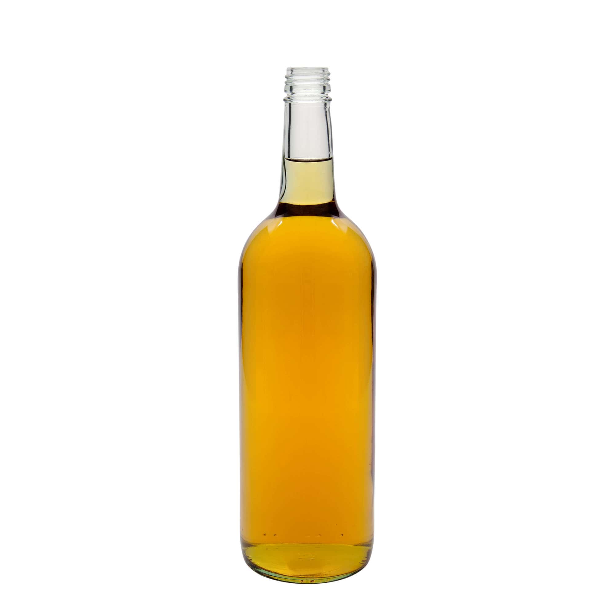 1.000 ml universalflaske, glas, munding: PP 28