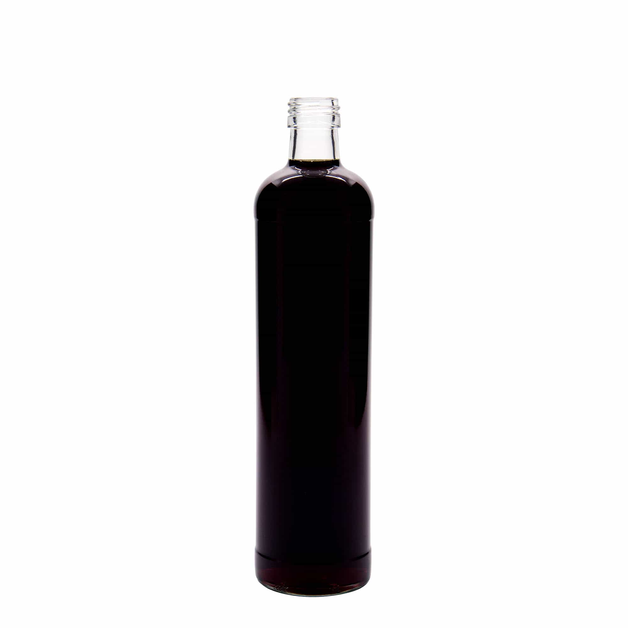 500 ml Krukke flaske, glas, åbning: PP 28