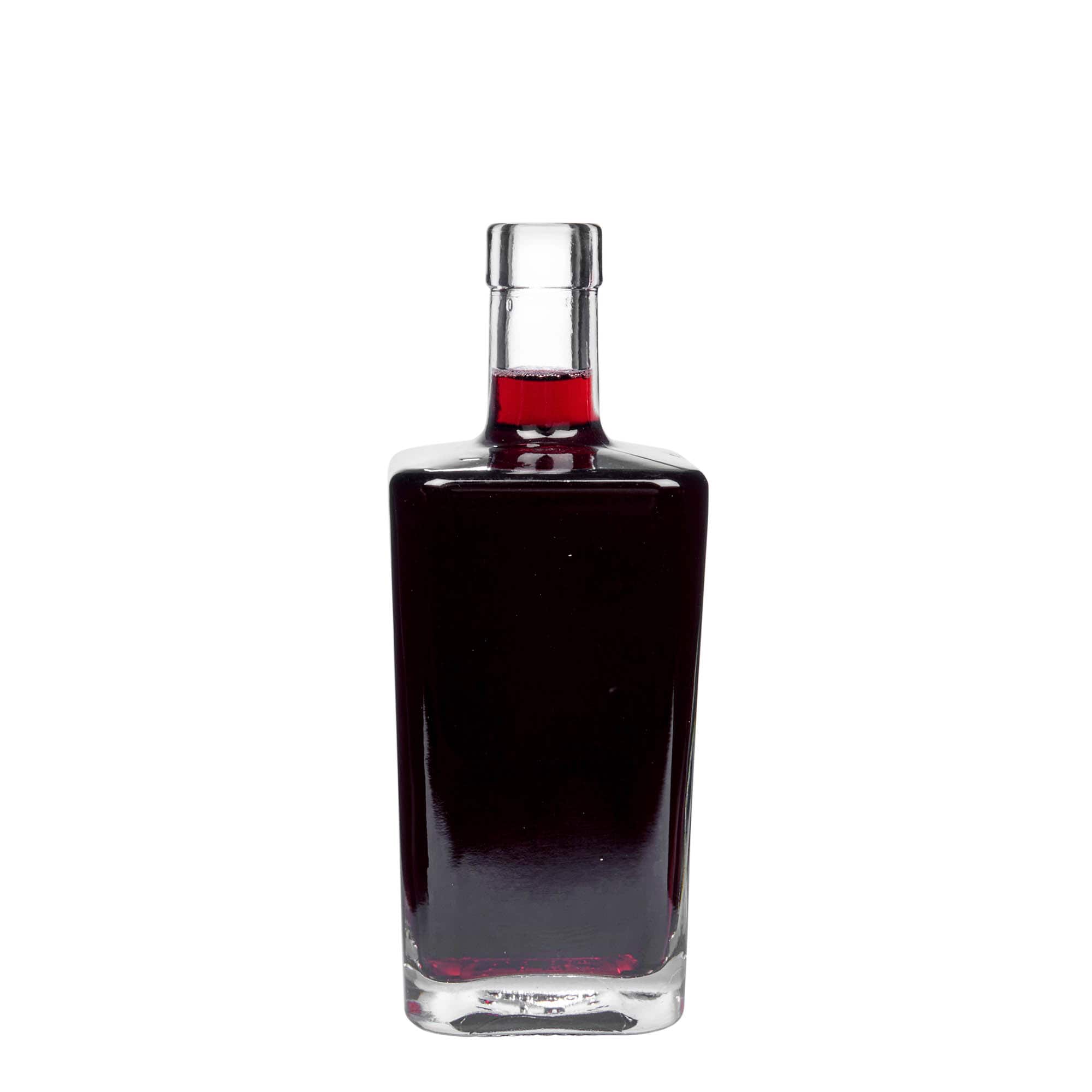 500 ml glasflaske »Noel«, firkantet, åbning: kork