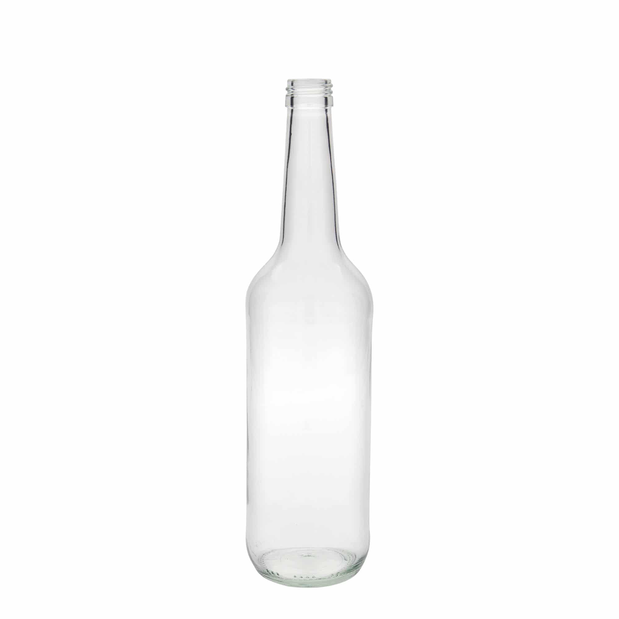 700 ml glasflaske, lige hals, åbning: PP 28 700 ml glasflaske, lige hals, åbning: PP 28