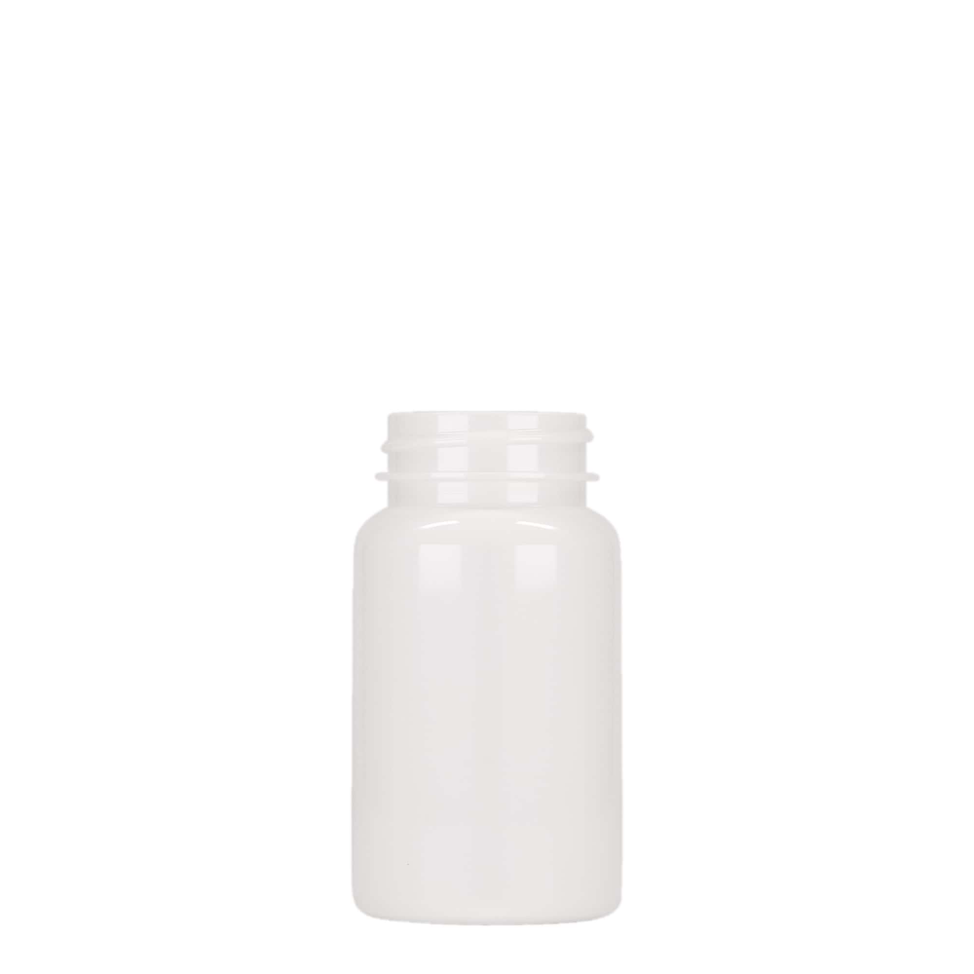 100 ml PET-flaske, plast, hvid, åbning: 38/400