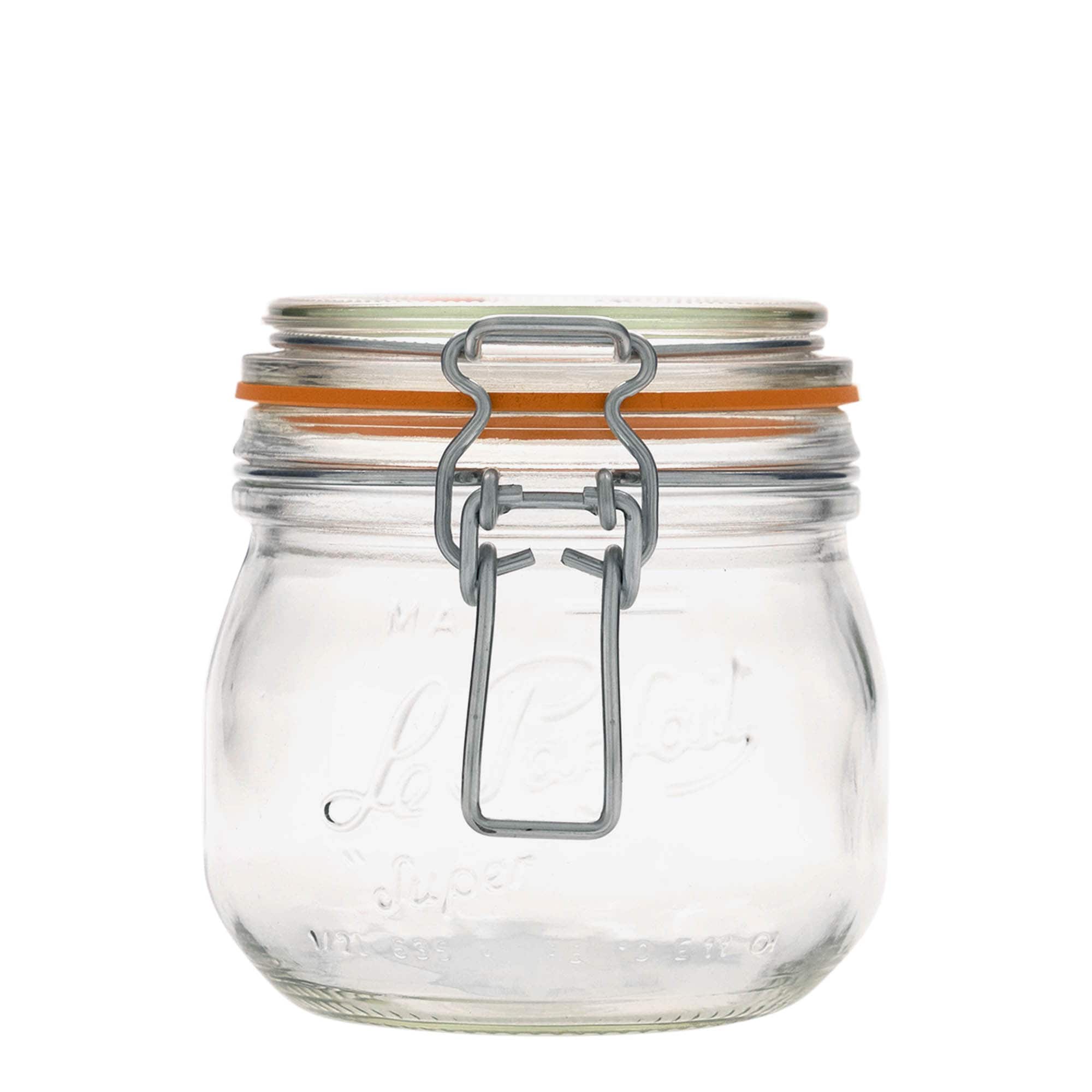 500 ml patentglas 'Le Parfait Super Bocal', åbning: Patentlåg 500 ml patentglas 'Le Parfait Super Bocal', åbning: Patentlåg