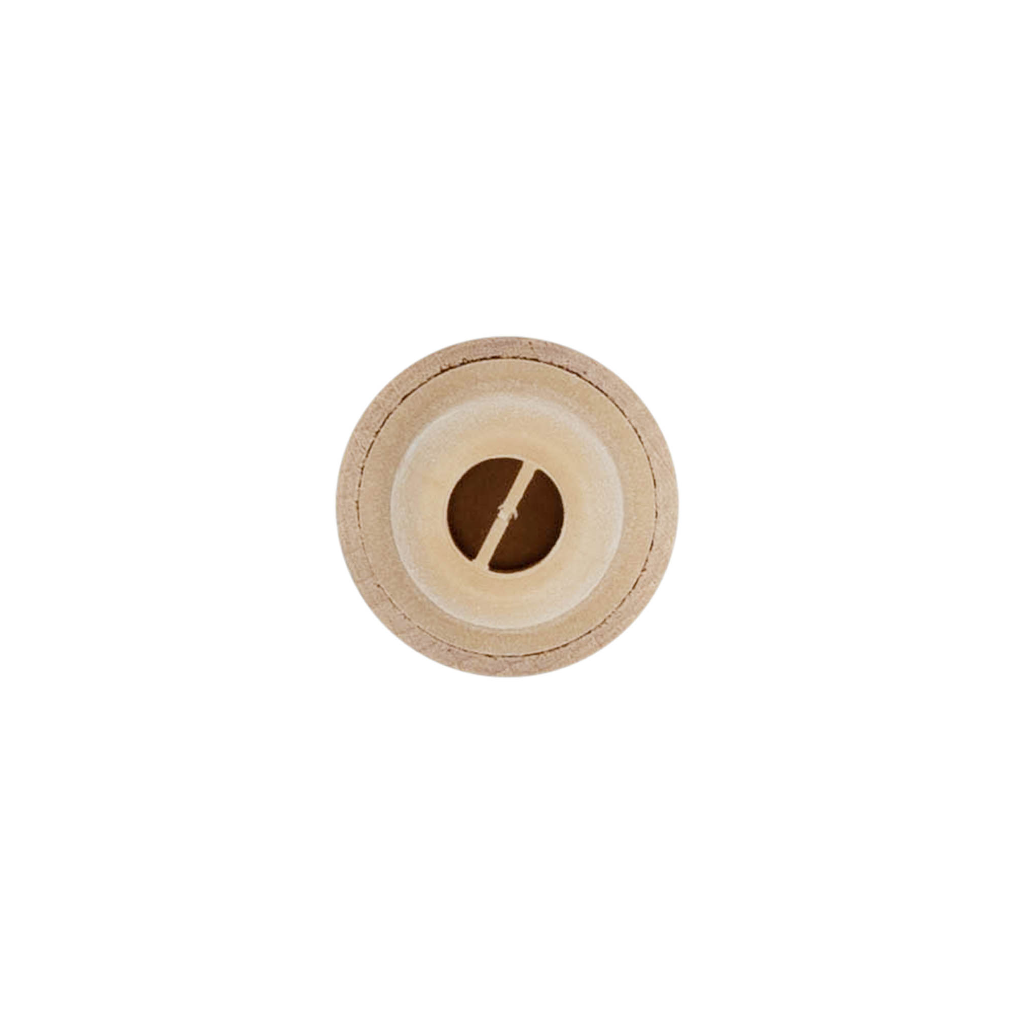 Håndtagprop med doseringsåbning 19 mm, træ/plast, beige, til munding: prop Håndtagprop med doseringsåbning 19 mm, træ/plast, beige, til munding: prop
