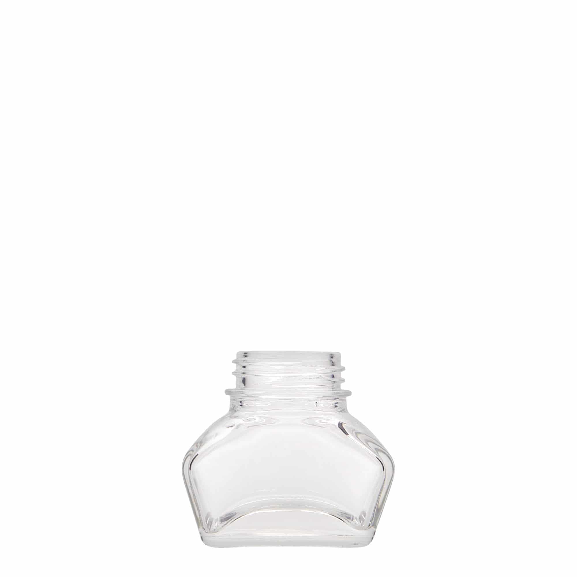 30 ml blækhus, rektangulært, åbning: skruelåg