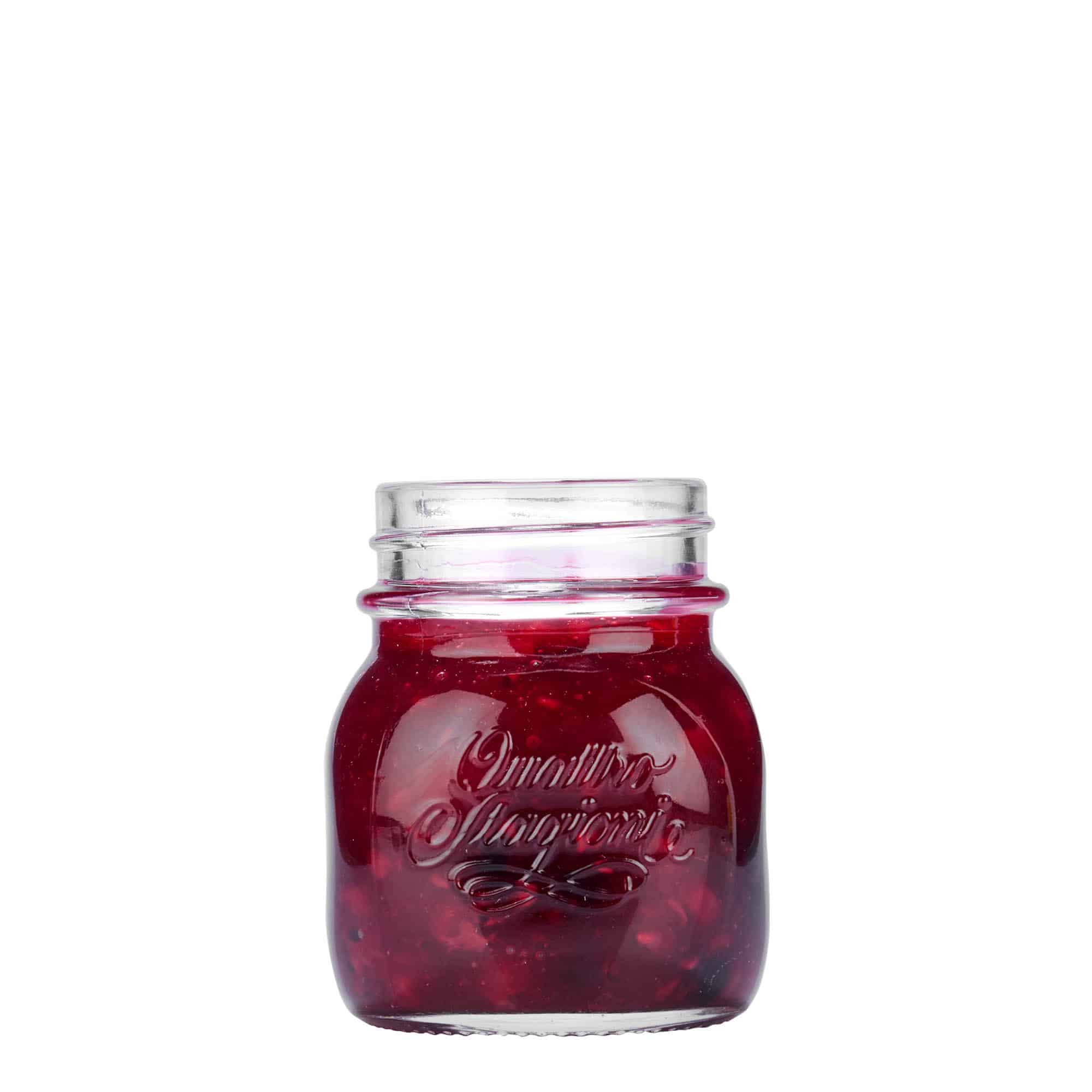 150 ml glas »Quattro Stagioni«, åbning: skruelåg