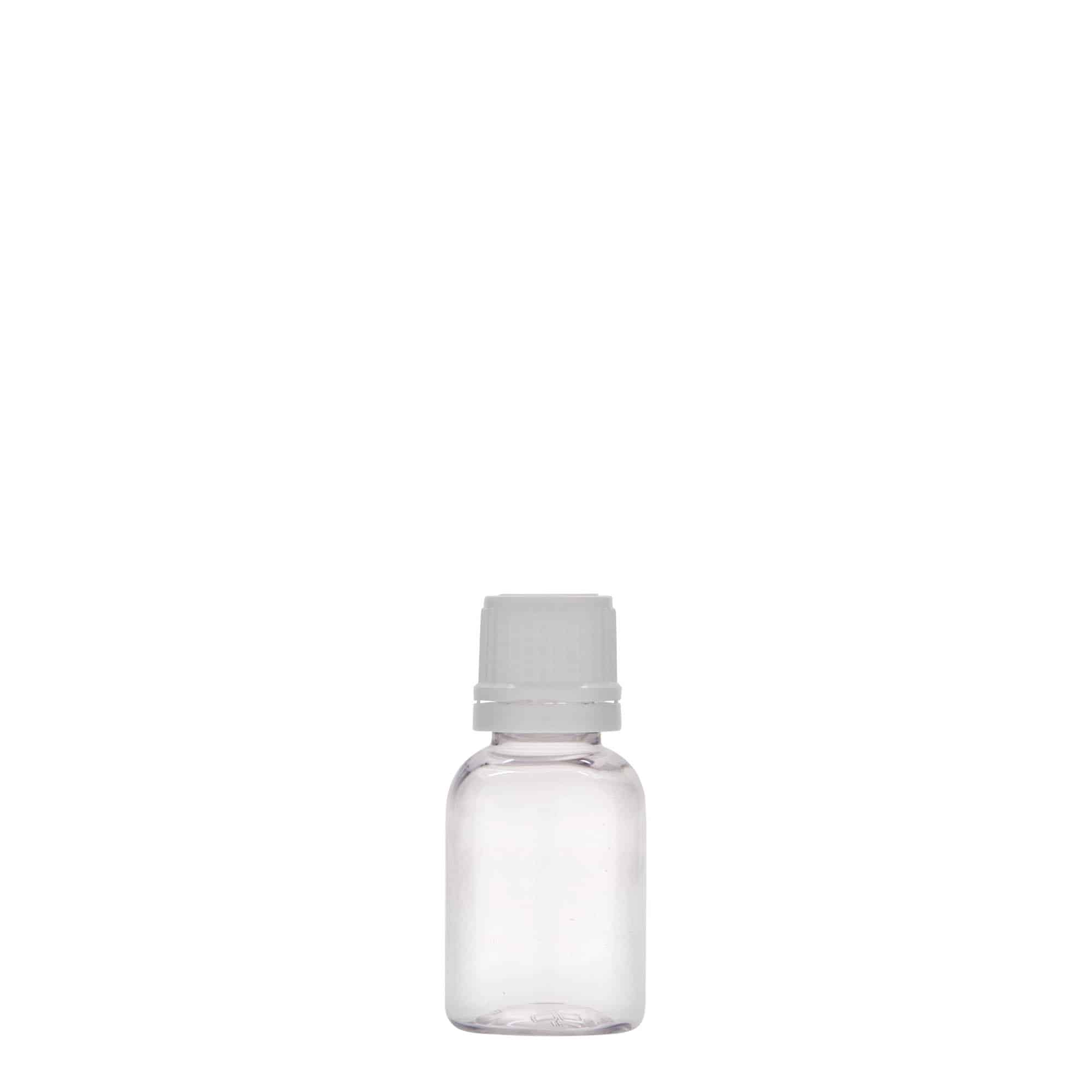 20 ml PET-medicinflaske 'Easy Living', plast, åbning: DIN 18