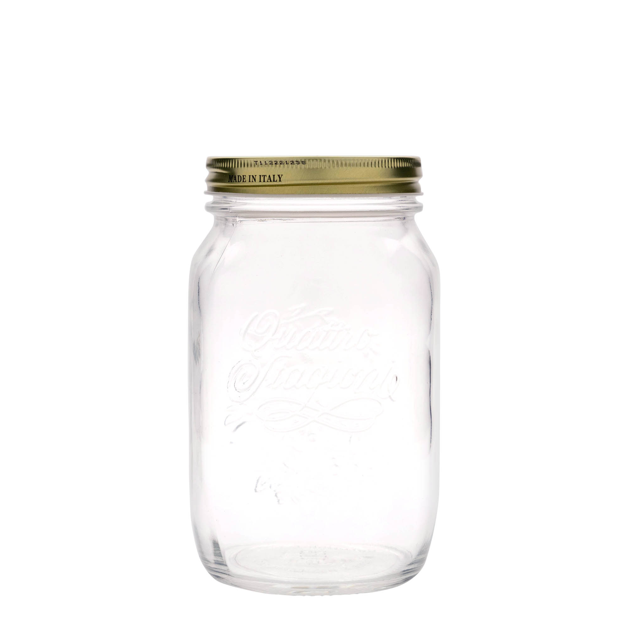 1.000 ml glas 'Quattro Stagioni', åbning: skruelåg