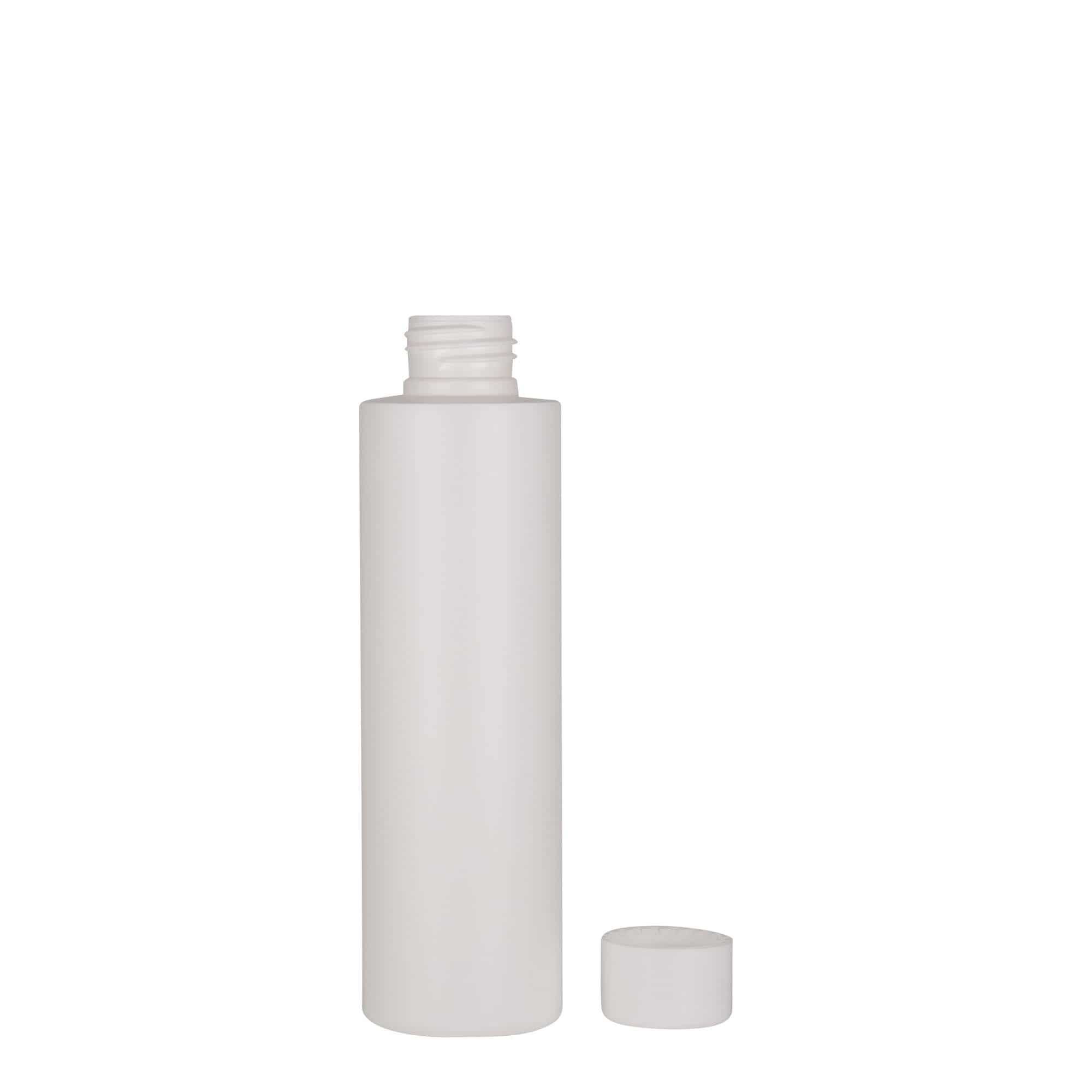 150 ml plastflaske 'Pipe', HDPE, hvid, åbning: 24/410