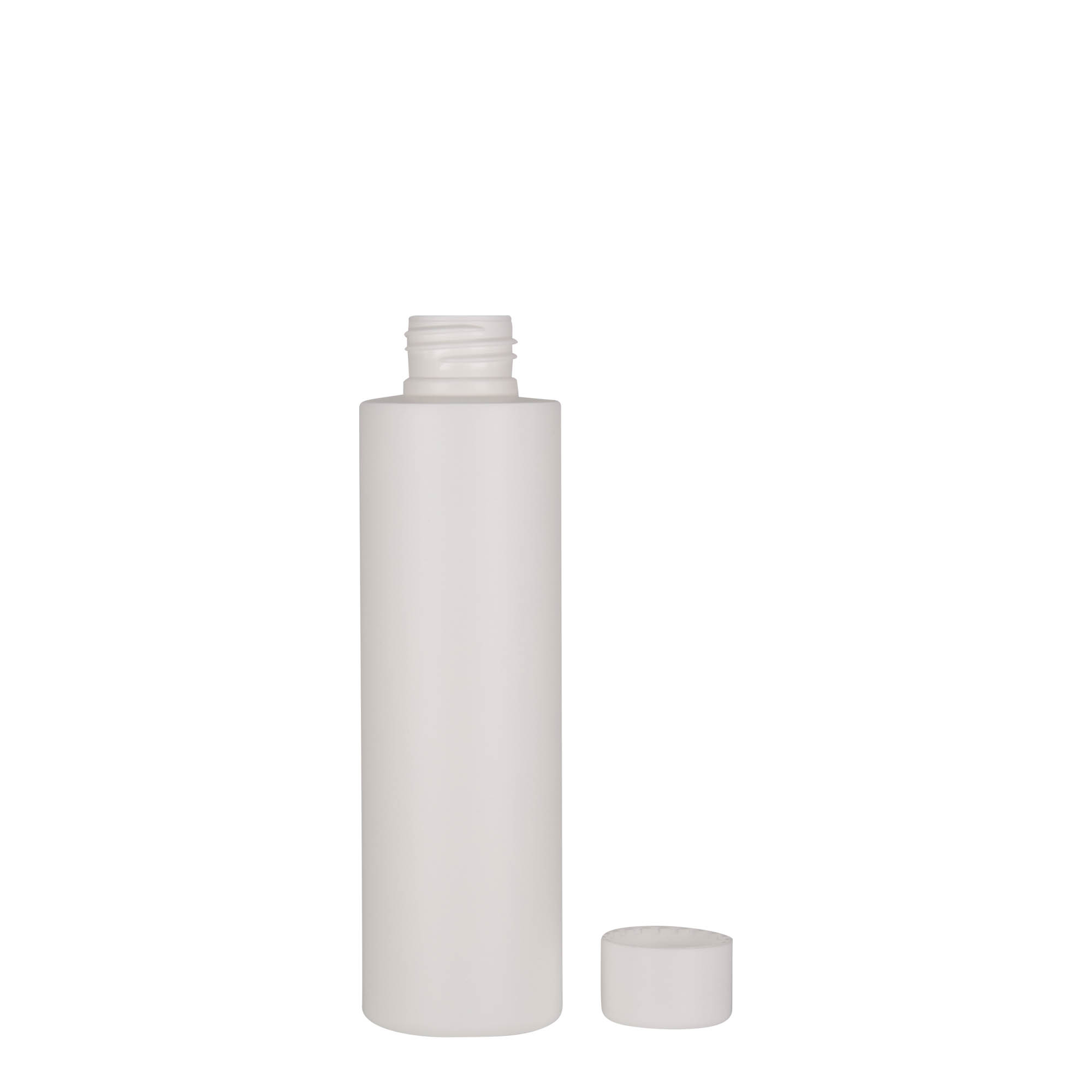 150 ml plastikflaske 'Pipe', HDPE, hvid, åbning: 24/410