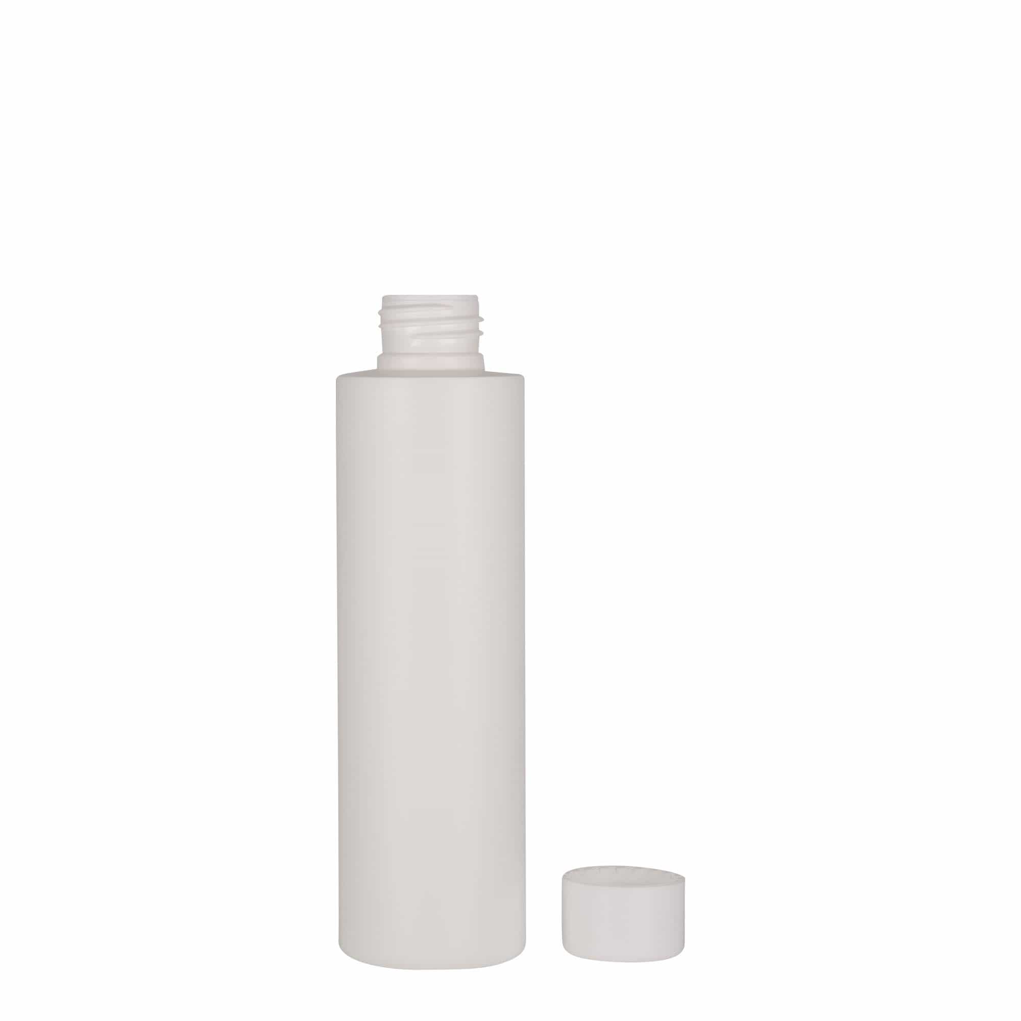 150 ml plastikflaske 'Pipe', HDPE, hvid, åbning: 24/410