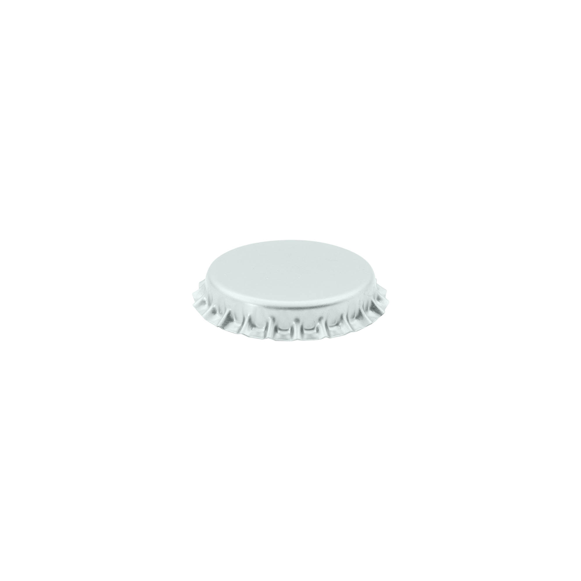 Kapsel 29 mm, metal, sølv