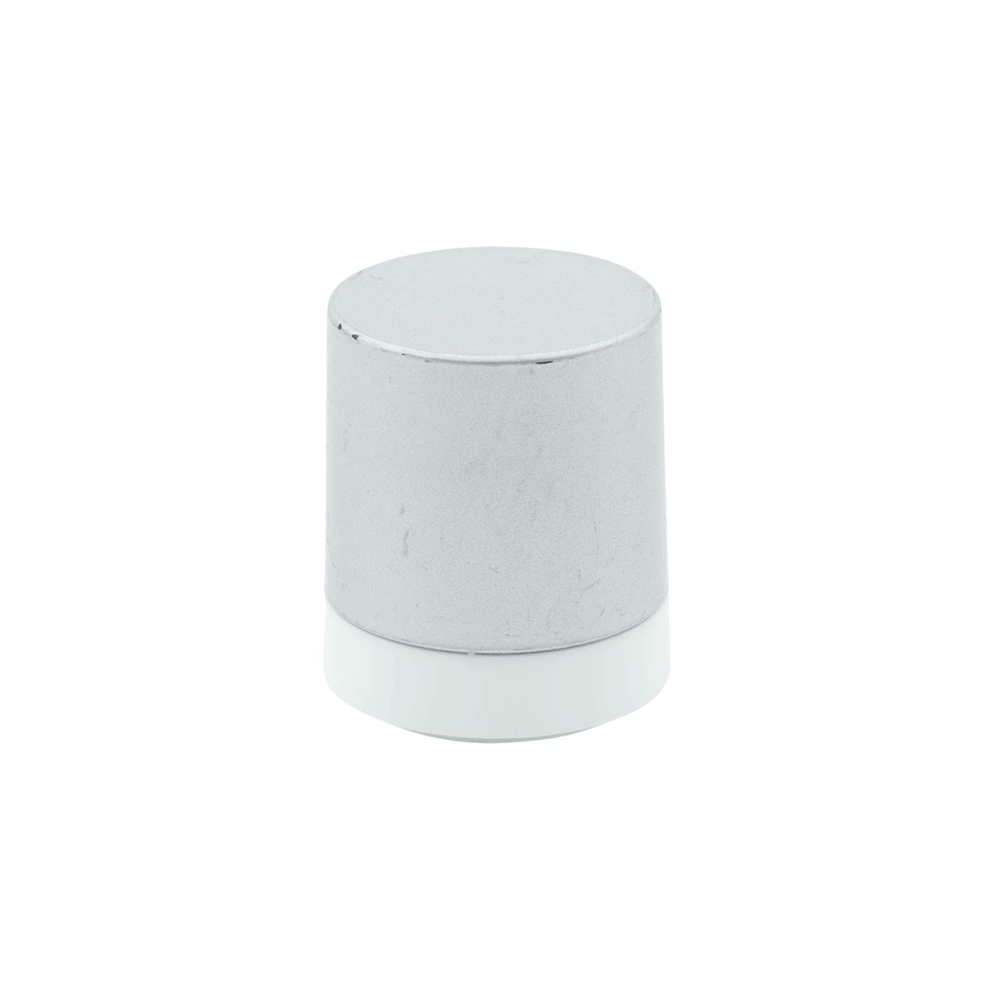 Airless dispenser pumpehoved 'Micro', PP-plast, sølv