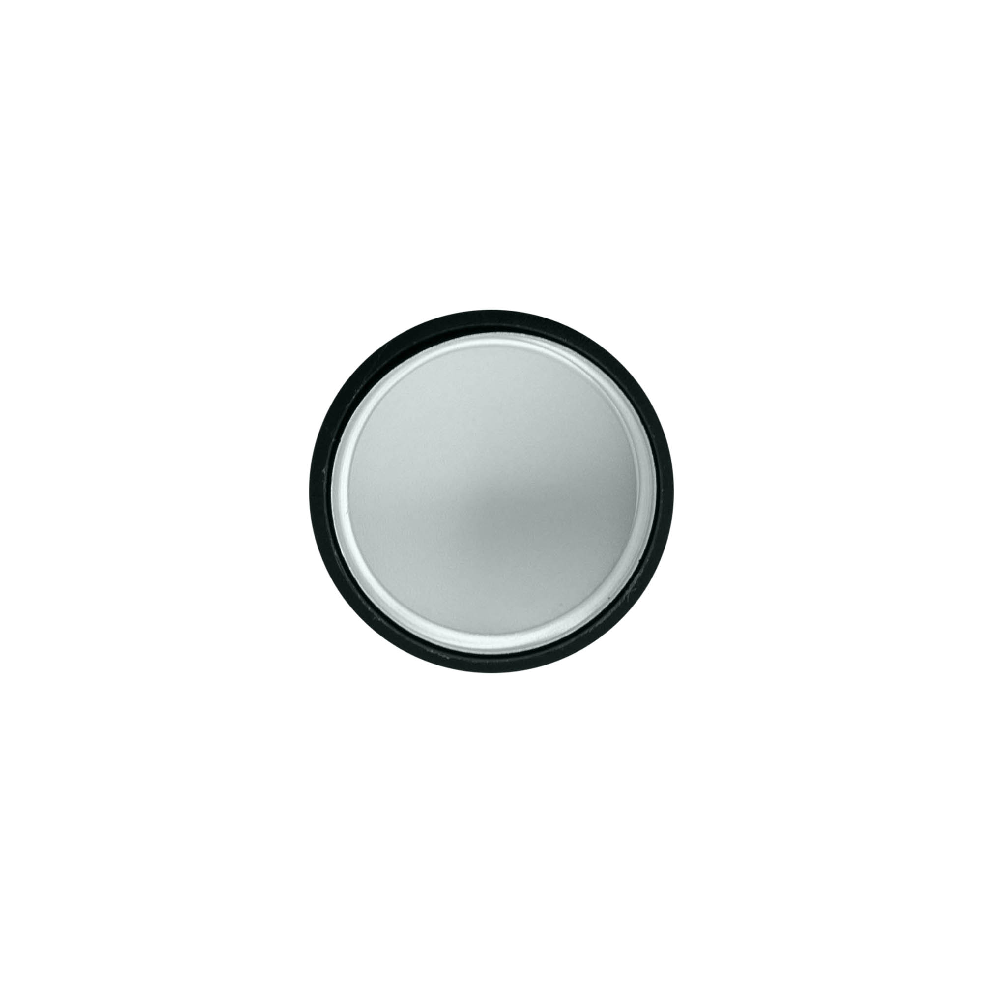 Skruelåg, ABS-plast, sølv, til munding: GPI 28/400 Skruelåg, ABS-plast, sølv, til munding: GPI 28/400