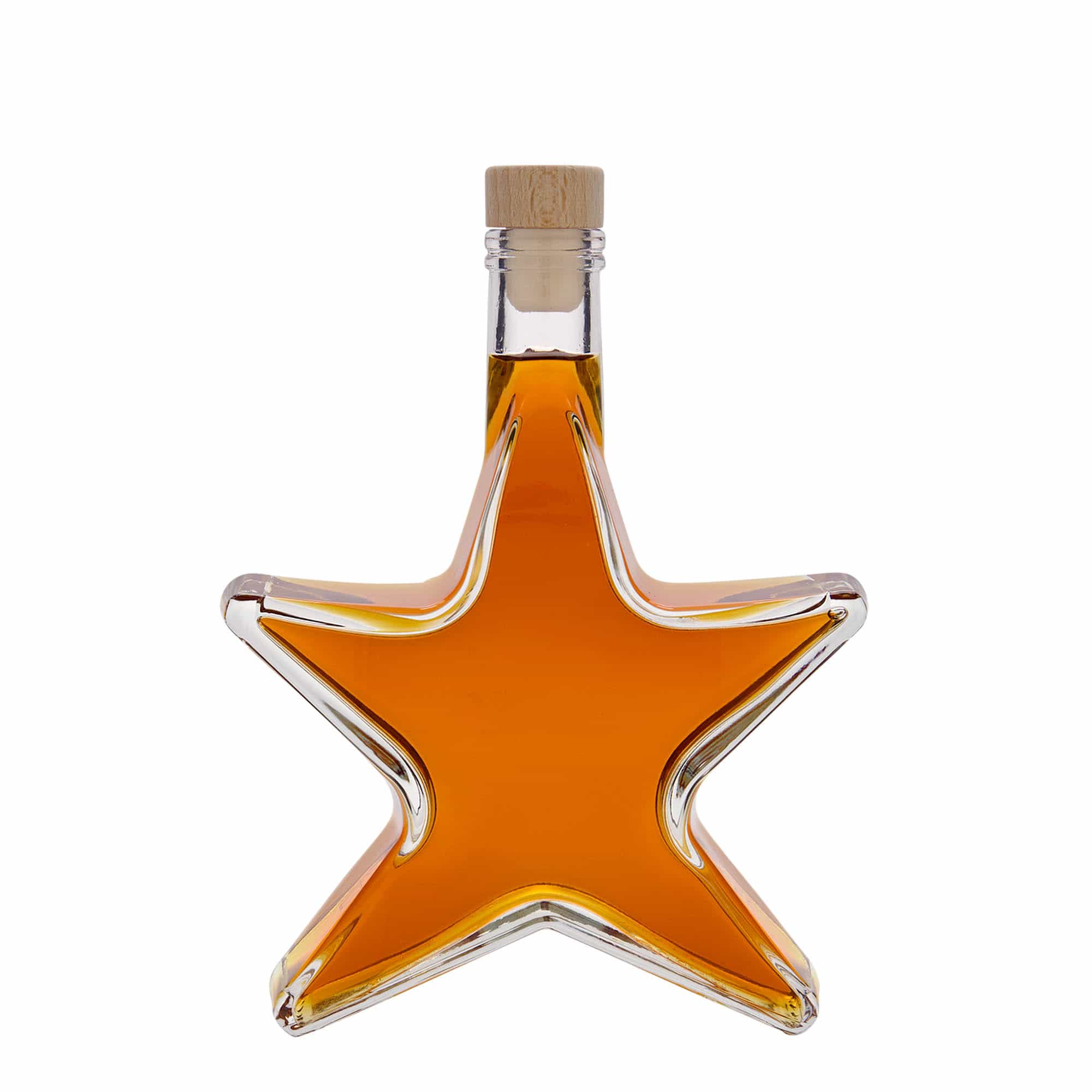350 ml glasflaske »Stjerne«, åbning: kork