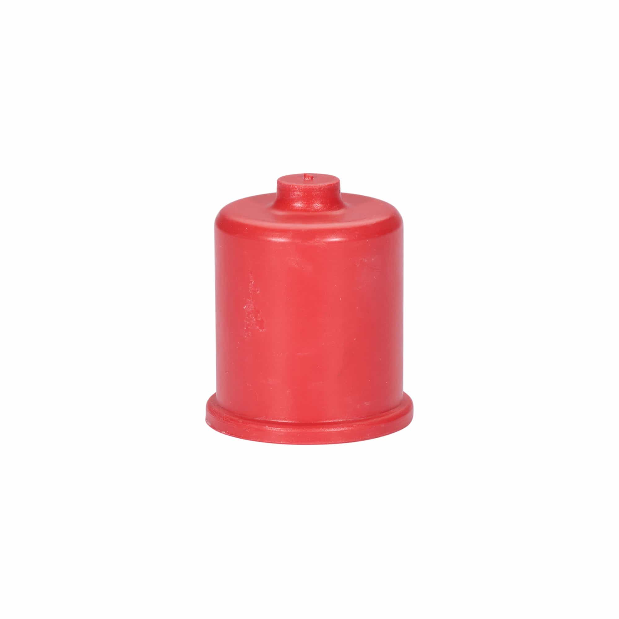 Mosthætte type 3, gummi, rød